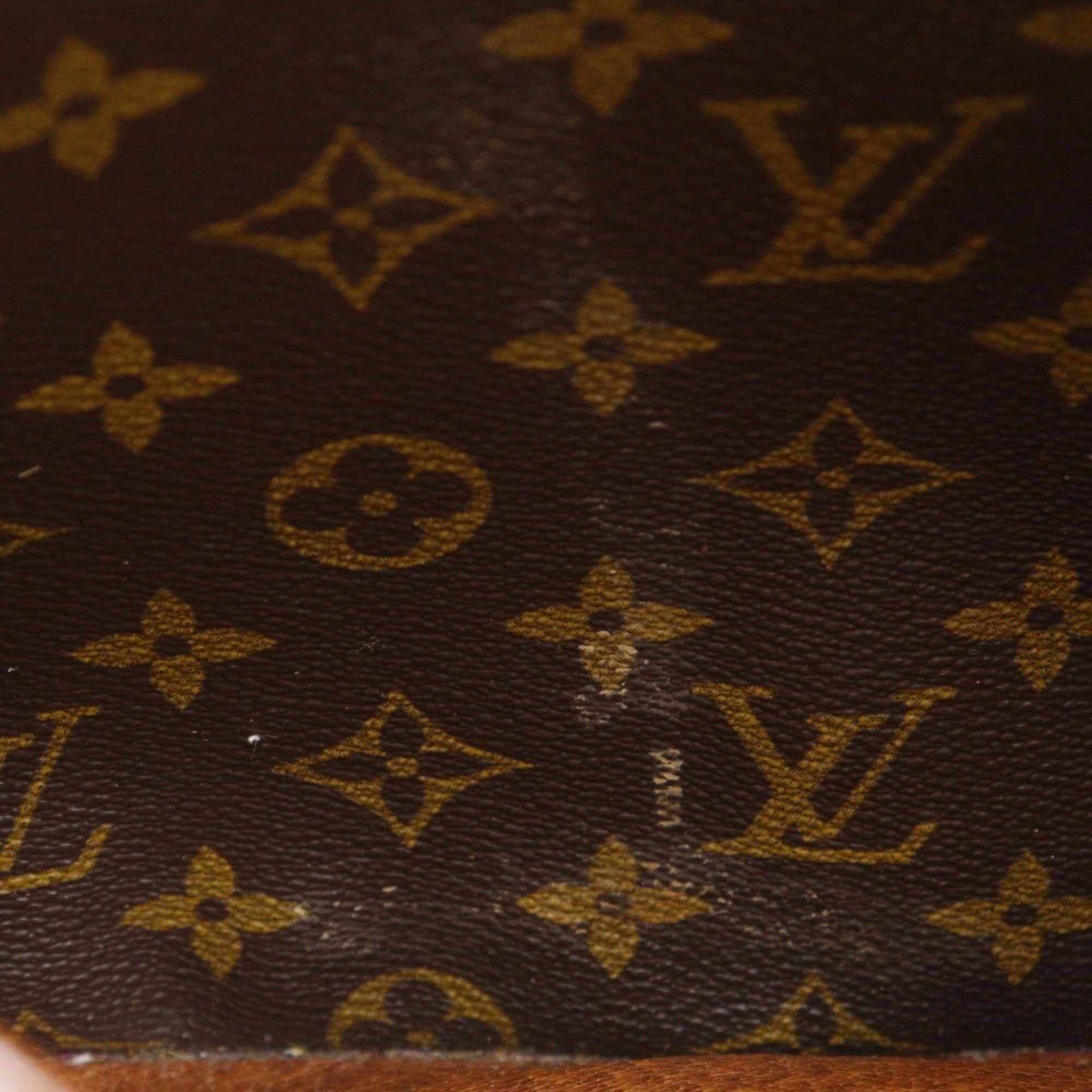 Louis Vuitton Brown Monogram Canvas Shoulder Bag (Pre-Owned)