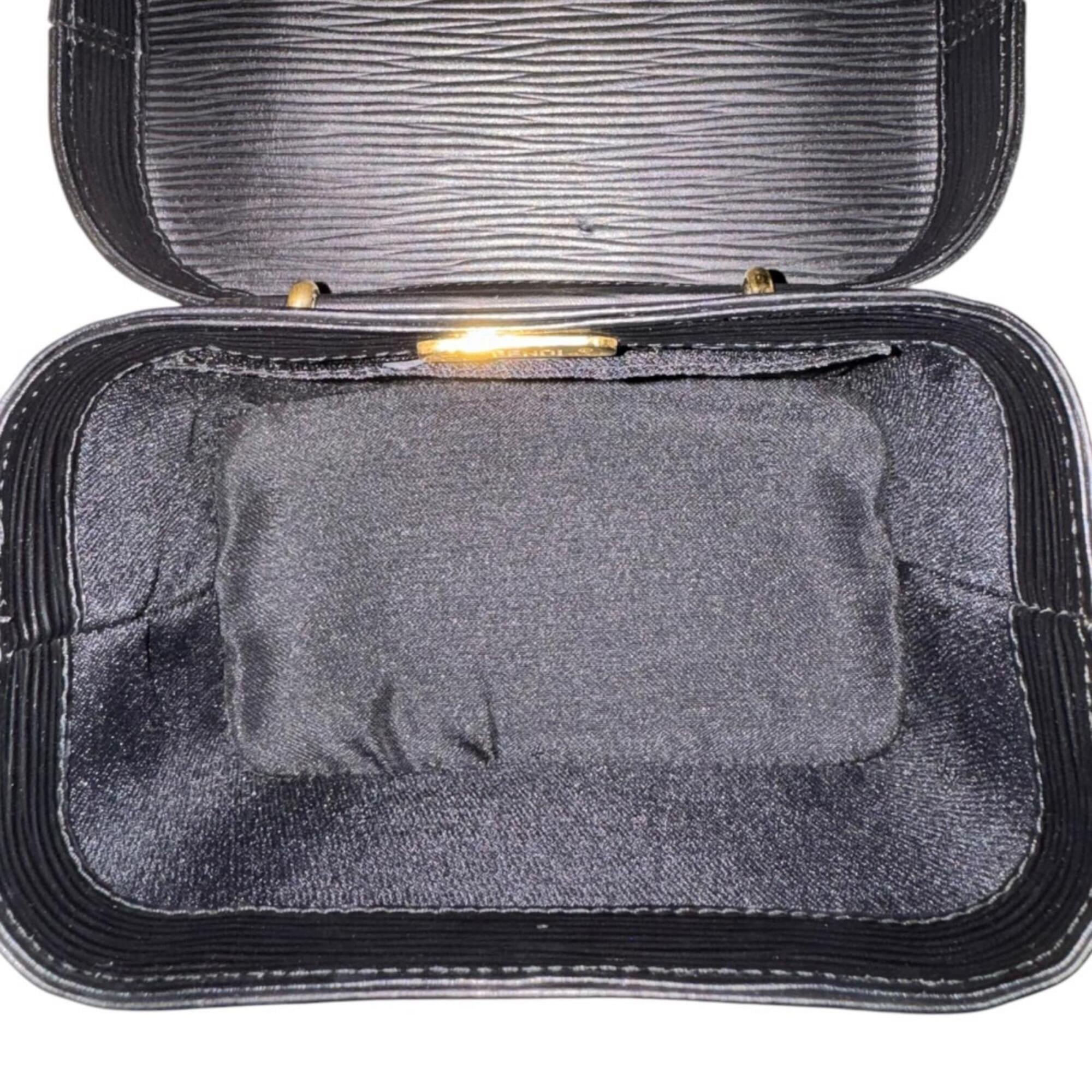 Fendi Black Leather Shoulder Bag (Pre-Owned)