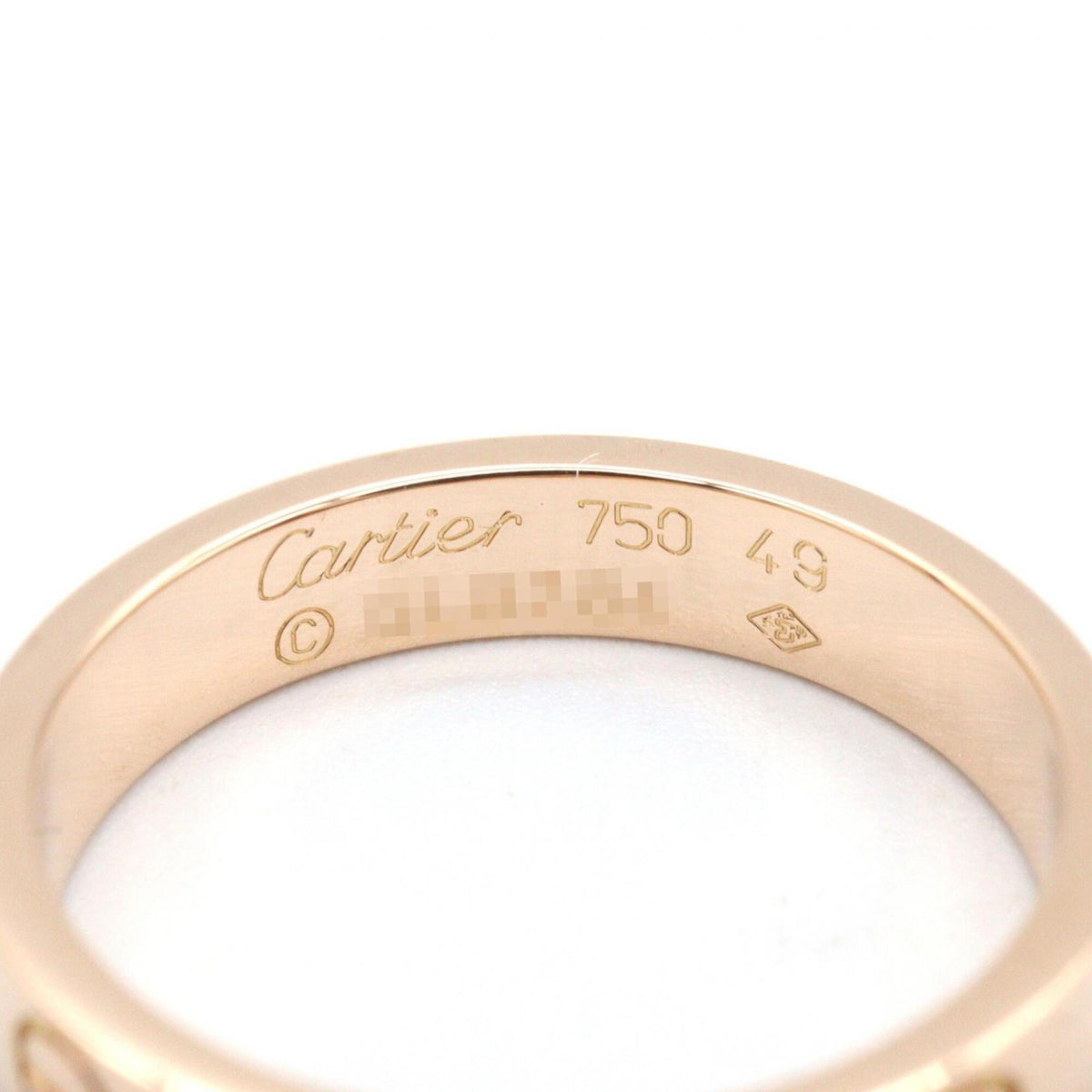 Cartier Gold Pink Gold (18K) Band Ring (Pre-Owned)