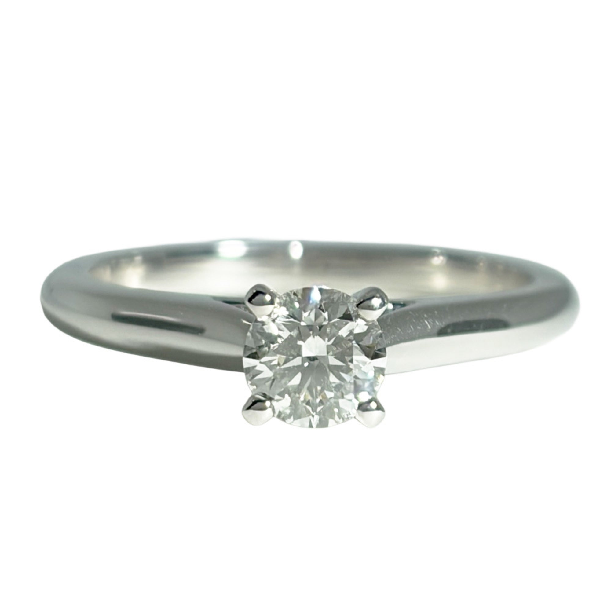 Cartier Silver Platinum 950 Anniversary Ring (Pre-Owned)