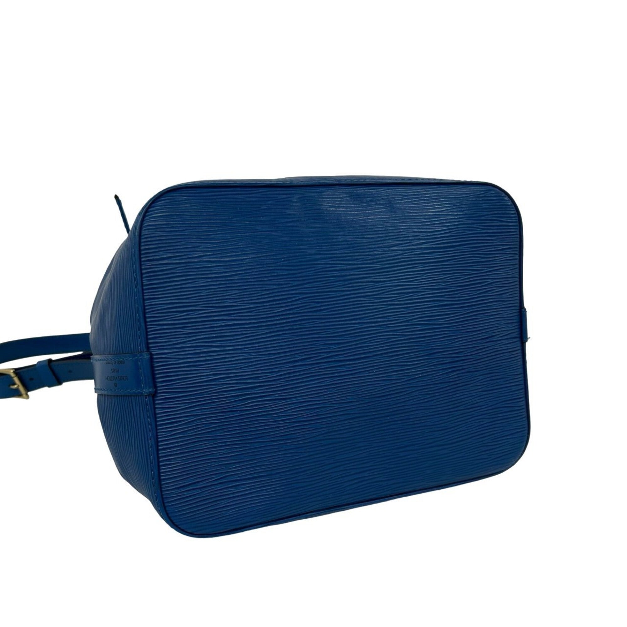 Louis Vuitton Blue Leather Shoulder Bag (Pre-Owned)
