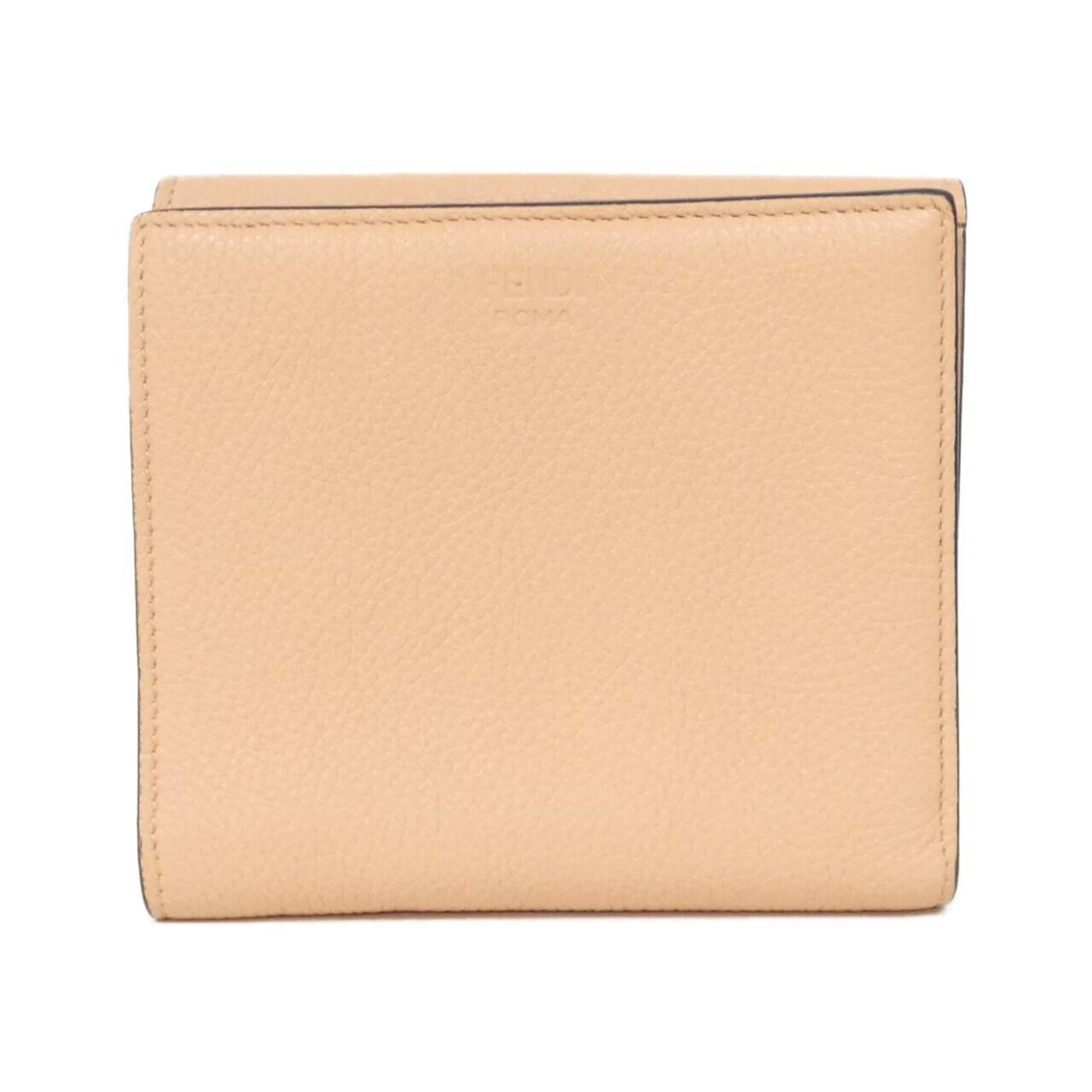 Fendi Baby Pink Leather Wallet (Bi-Fold) (Pre-Owned)