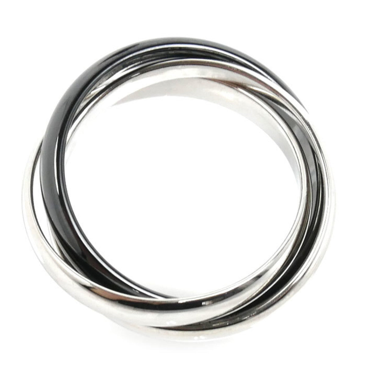 Cartier White Gold (18K) Ceramic Band Ring (Pre-Owned)