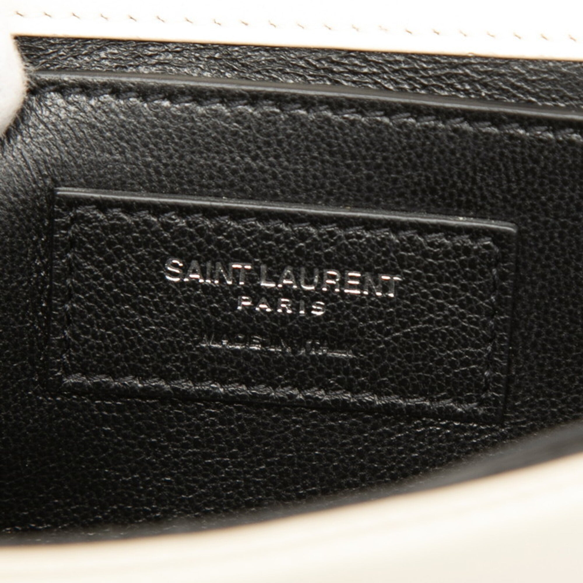 Saint Laurent White Leather Shoulder Bag (Pre-Owned)