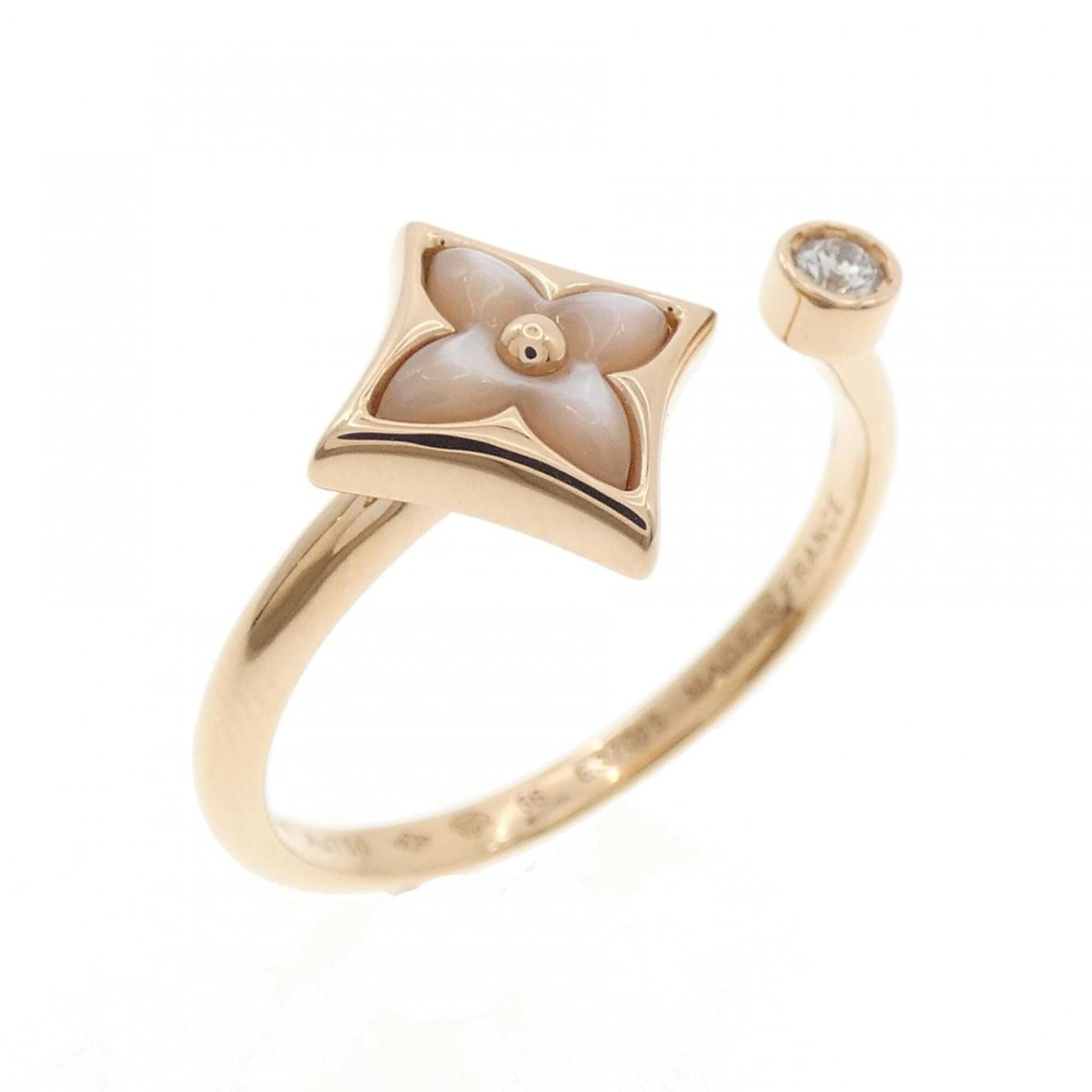 Louis Vuitton Pink Gold (18K) Band Ring (Pre-Owned)