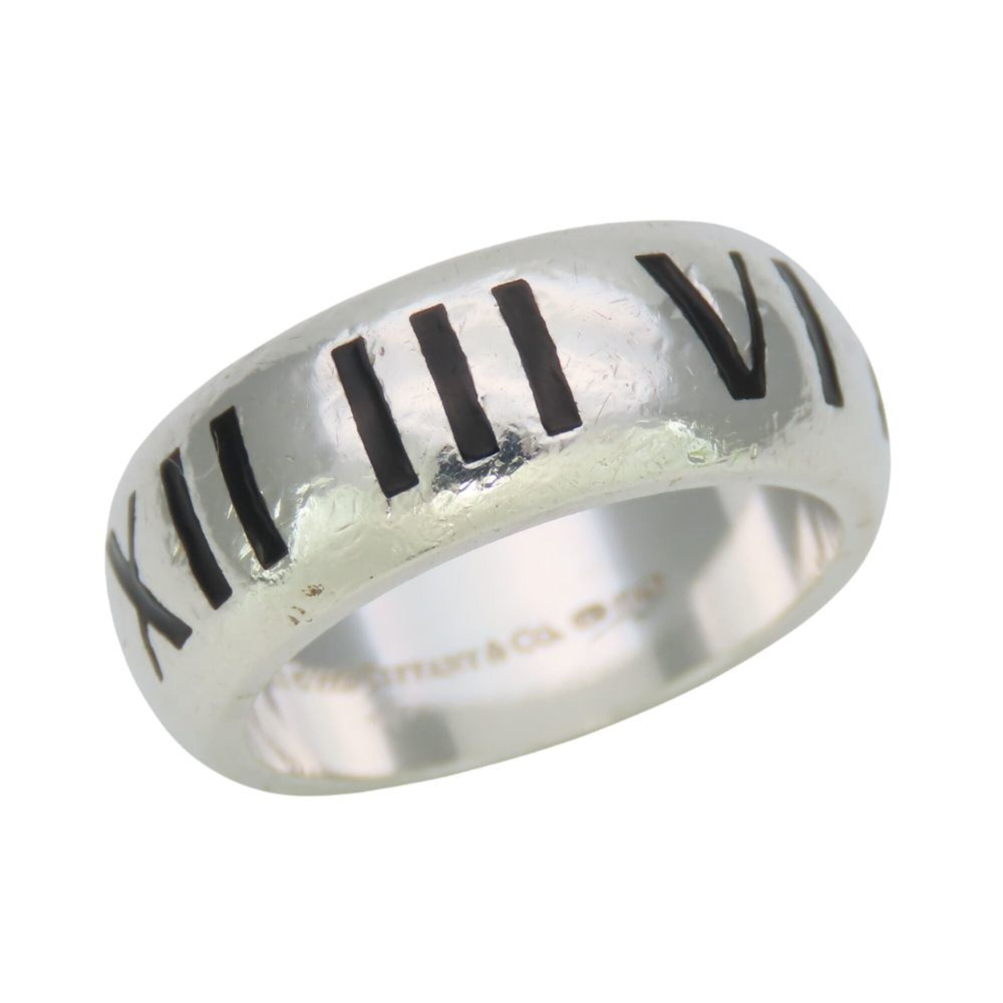 Tiffany Silver Silver 925 Band Ring (Pre-Owned)
