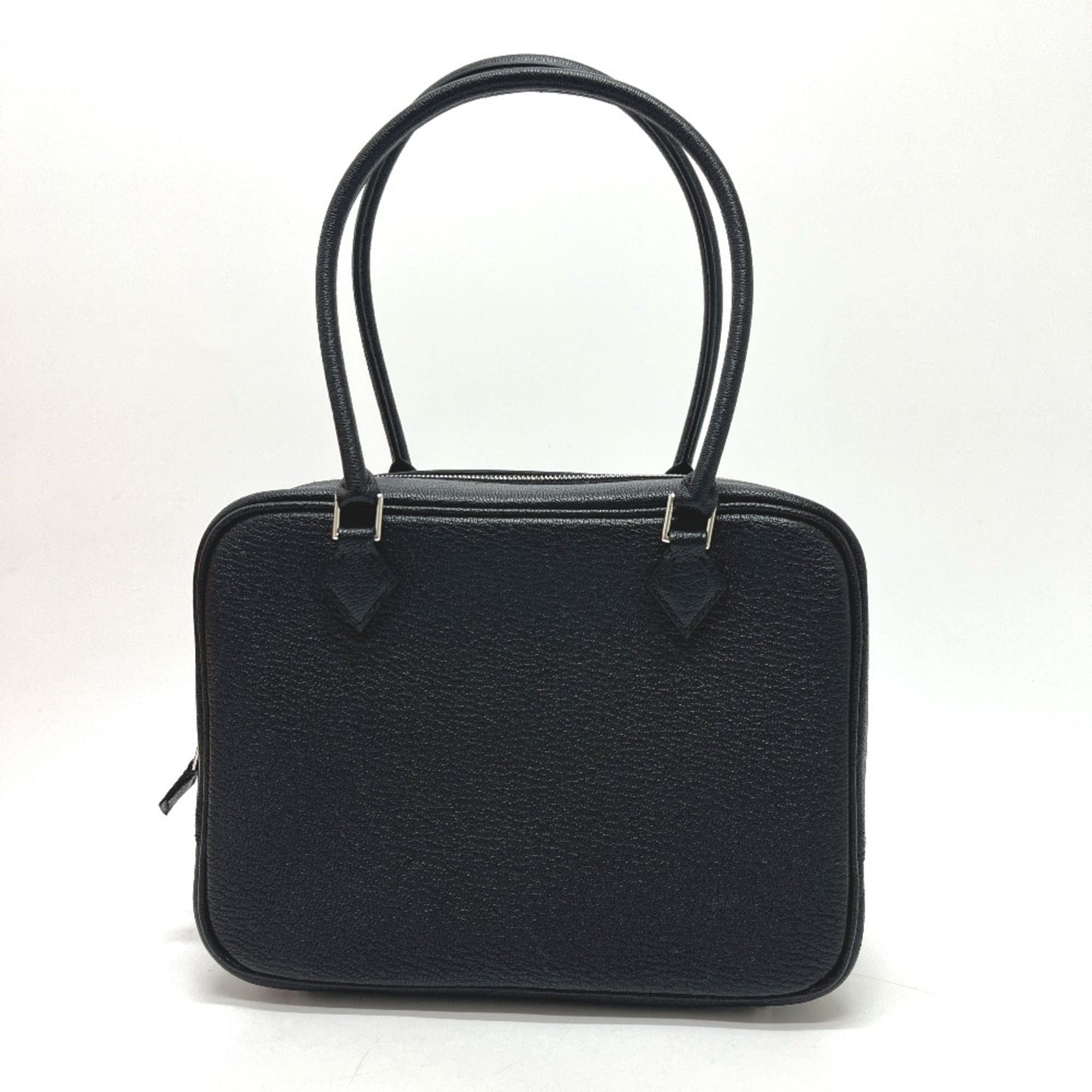 Hermes Black Chevre Myzore Leather Handbag (Pre-Owned)