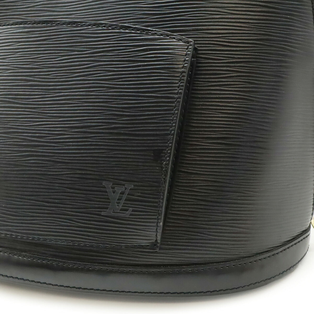 Louis Vuitton Noir Epi Leather Backpack Shoulder Bag (Pre-Owned)