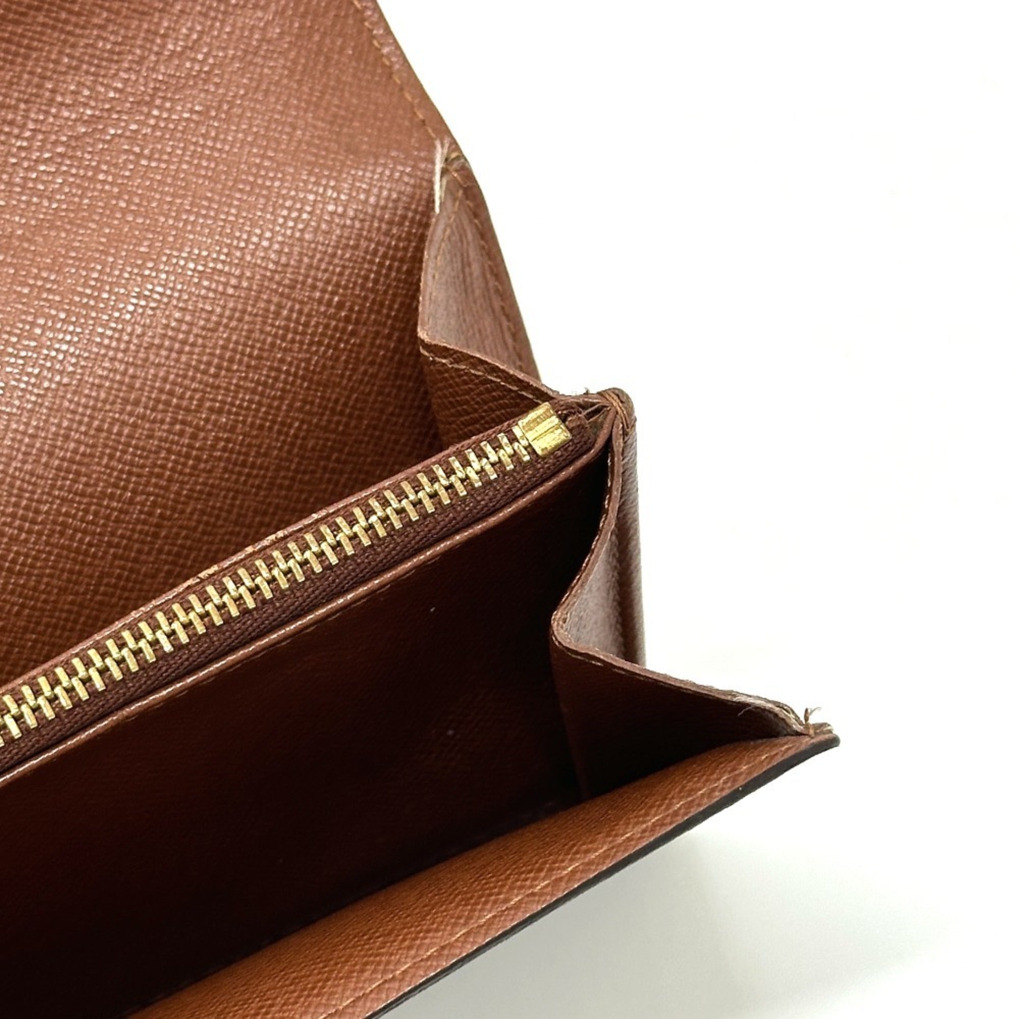 Louis Vuitton Brown Galle Monogram Monogram Long Wallet (Bi-Fold) (Pre-Owned)