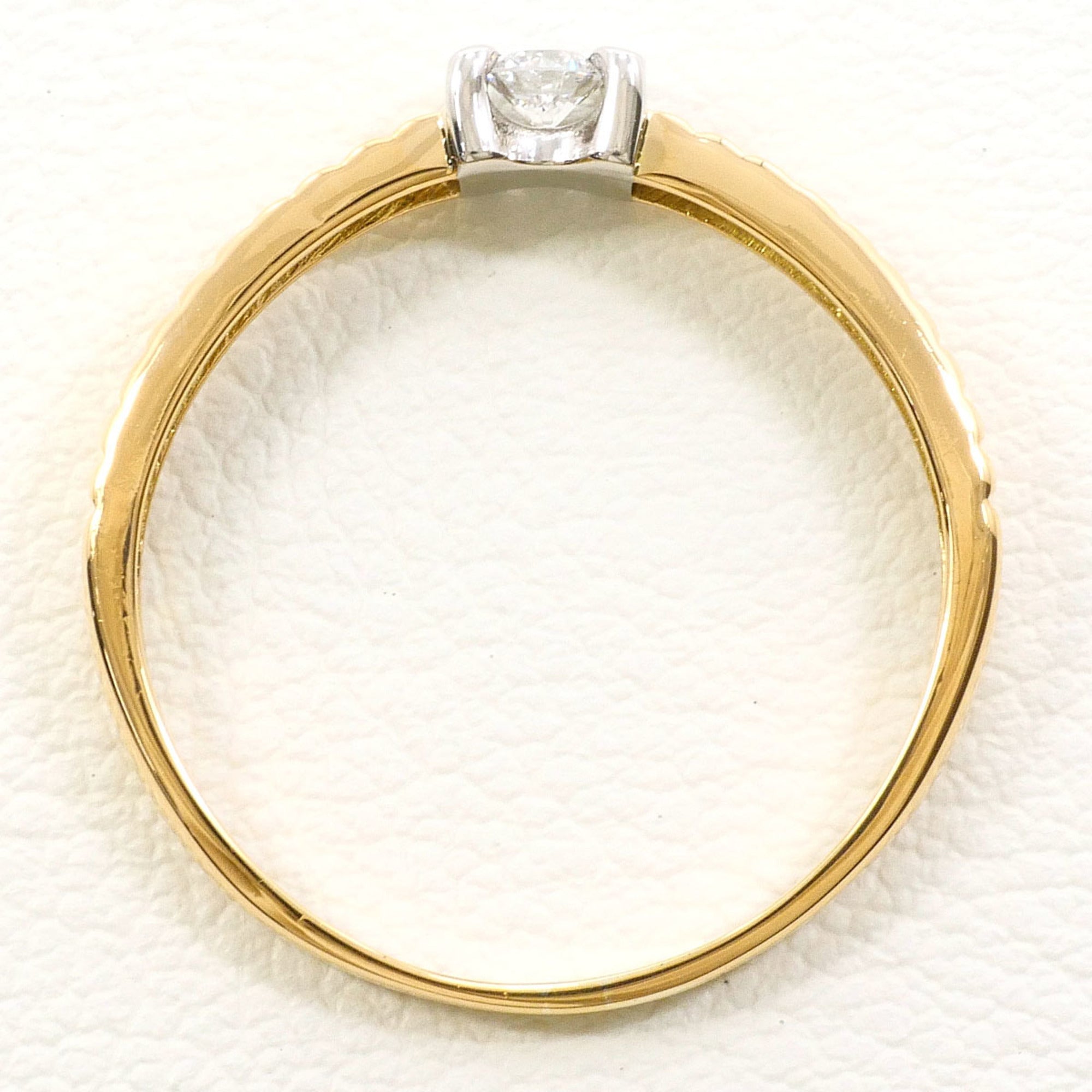 Unbranded Platinum Yellow Gold Yellow Gold (18K) Platinum 900 Band Ring (Pre-Owned)