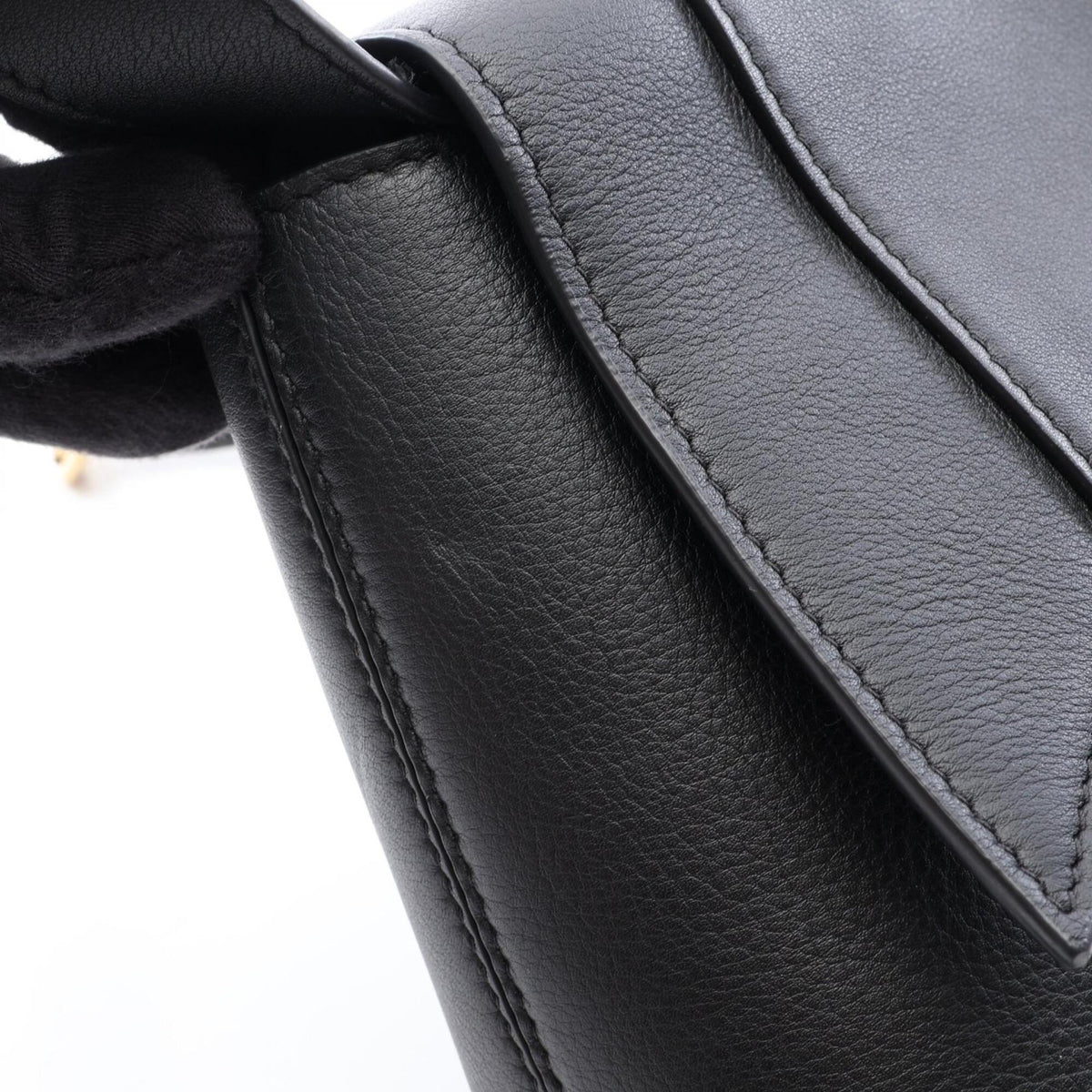 Balenciaga Black Leather Handbag Shoulder Bag (Pre-Owned)