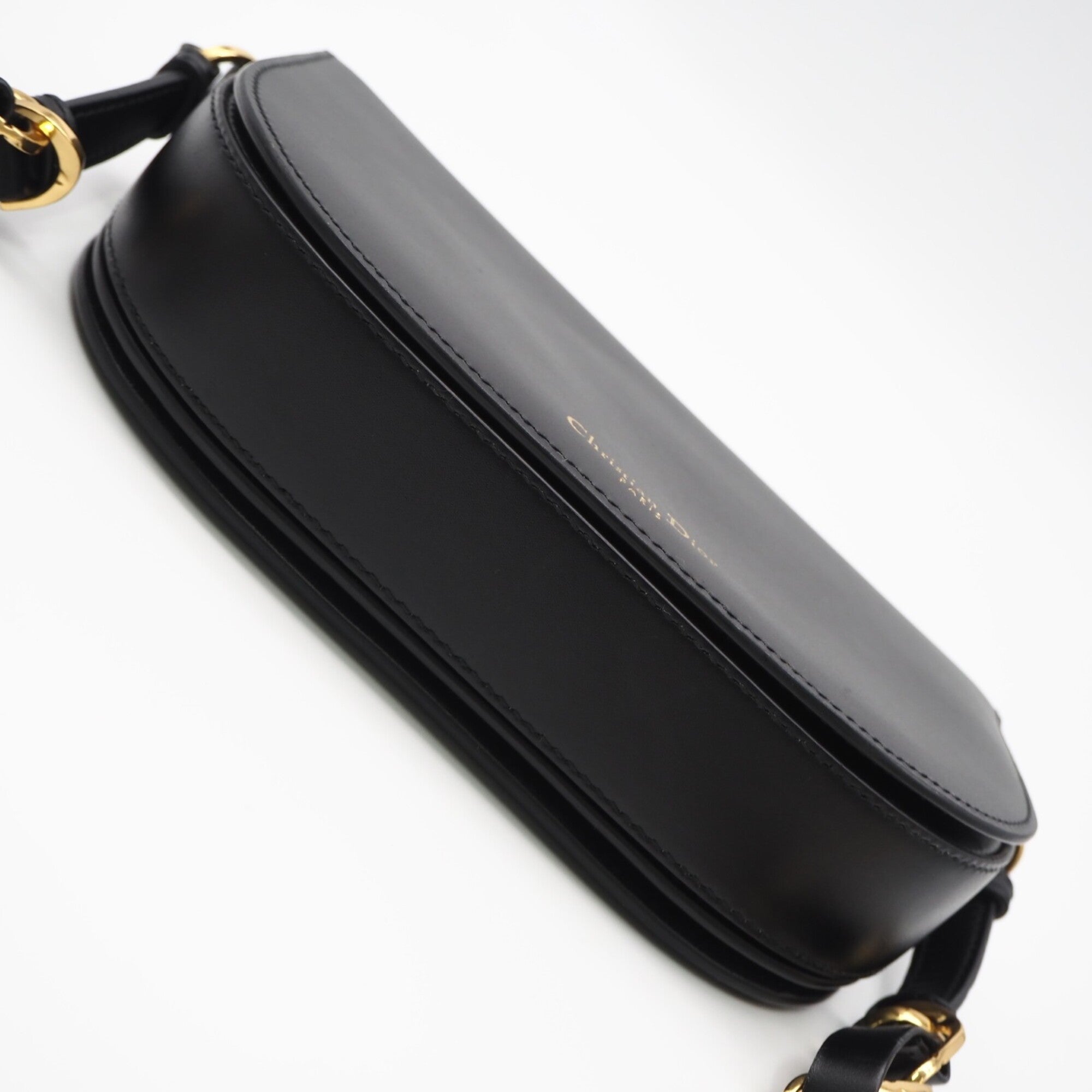 Christian Dior Black Leather Shoulder Bag (Pre-Owned)
