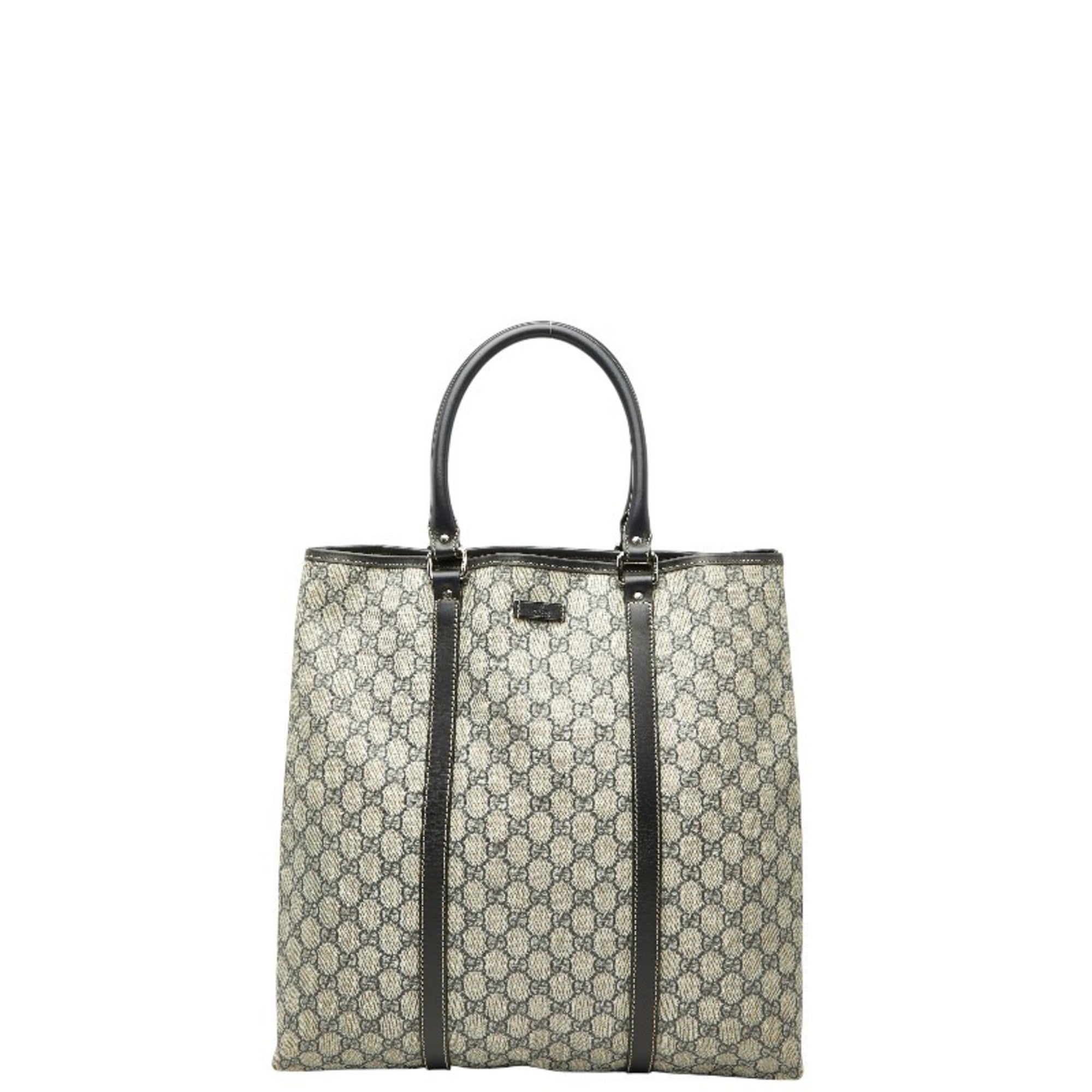 Gucci Beige Pvc Leather Tote Bag (Pre-Owned)