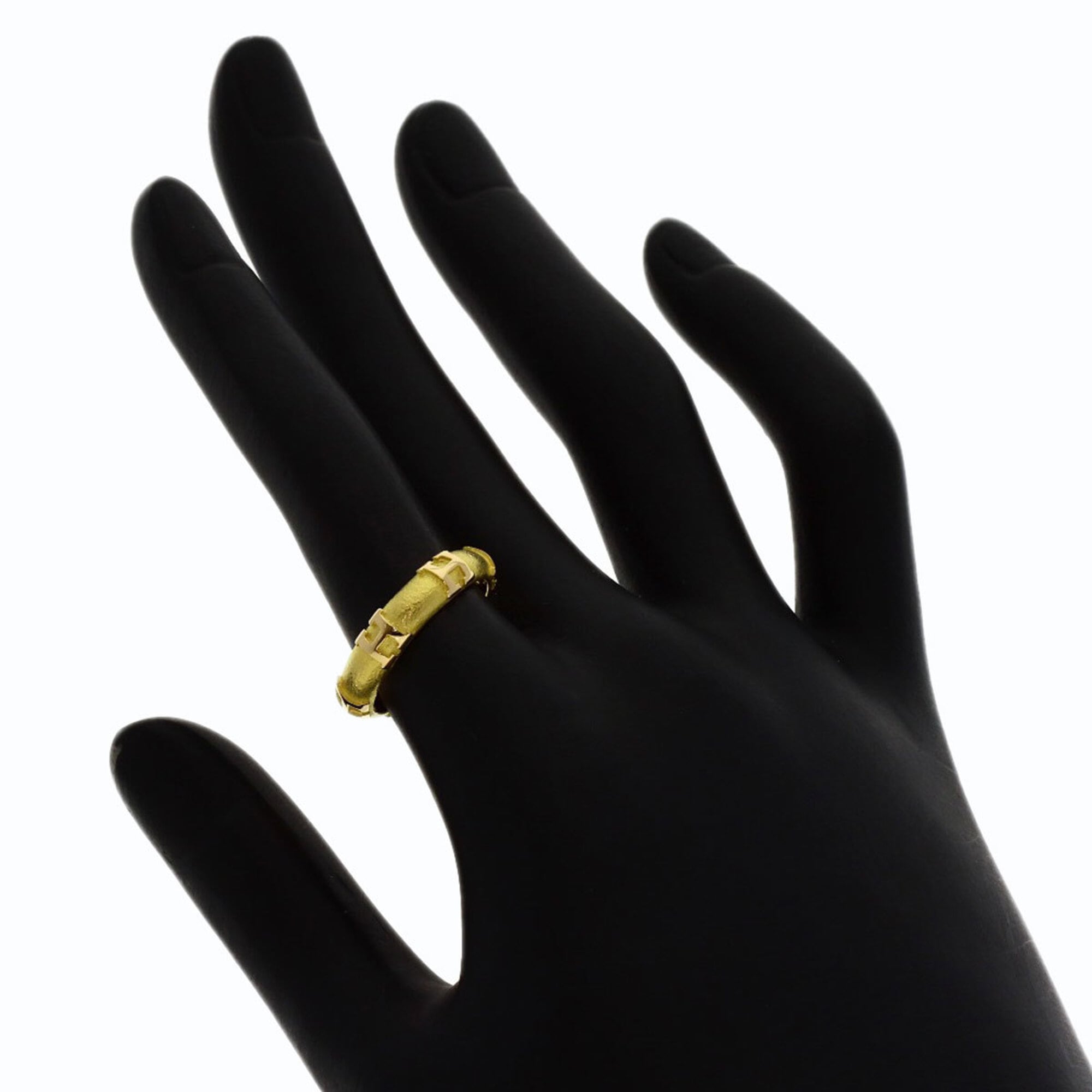 Hermes Yellow Gold (18K) Band Ring (Pre-Owned)