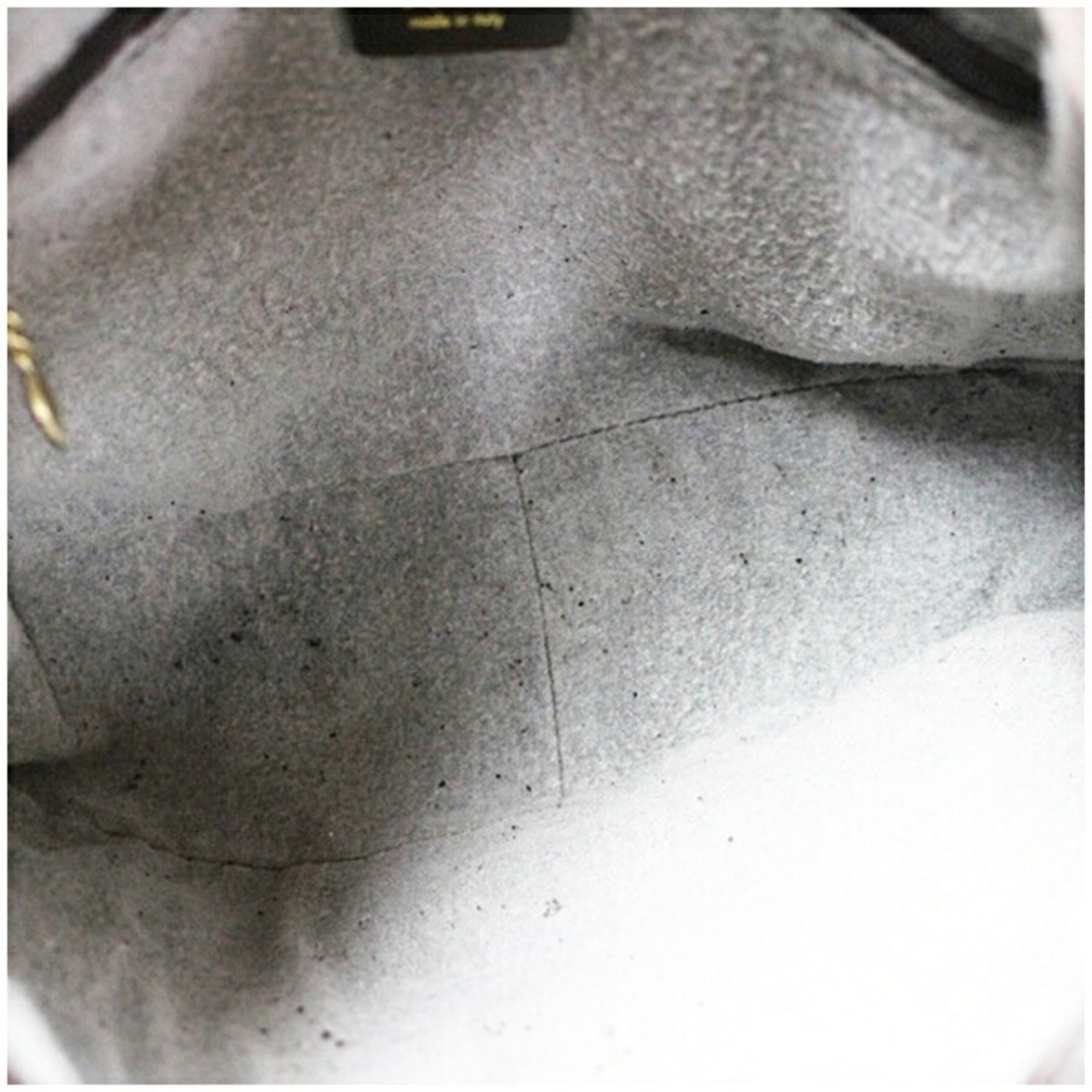 Gucci Brown Gray Leather Shoulder Bag (Pre-Owned)
