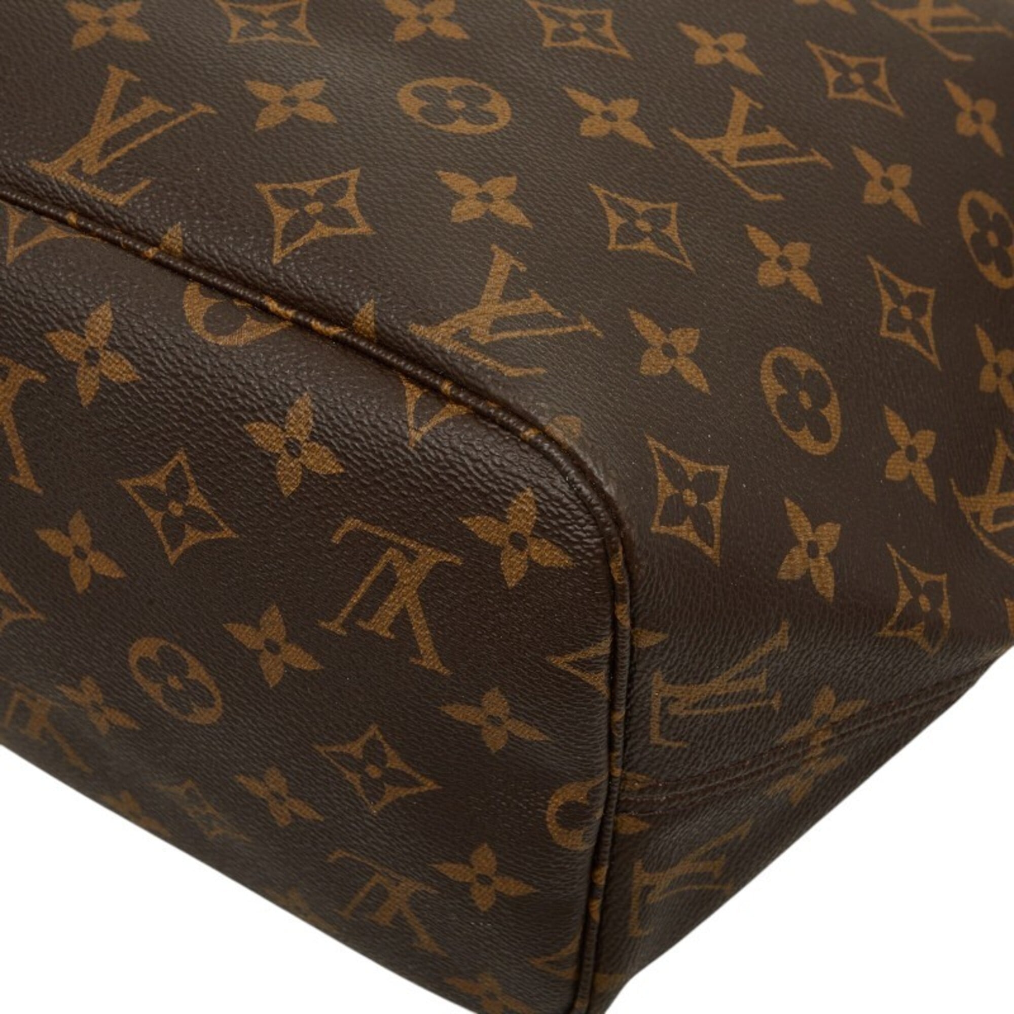 Louis Vuitton Monogram Brown Pvc Leather Tote Bag (Pre-Owned)