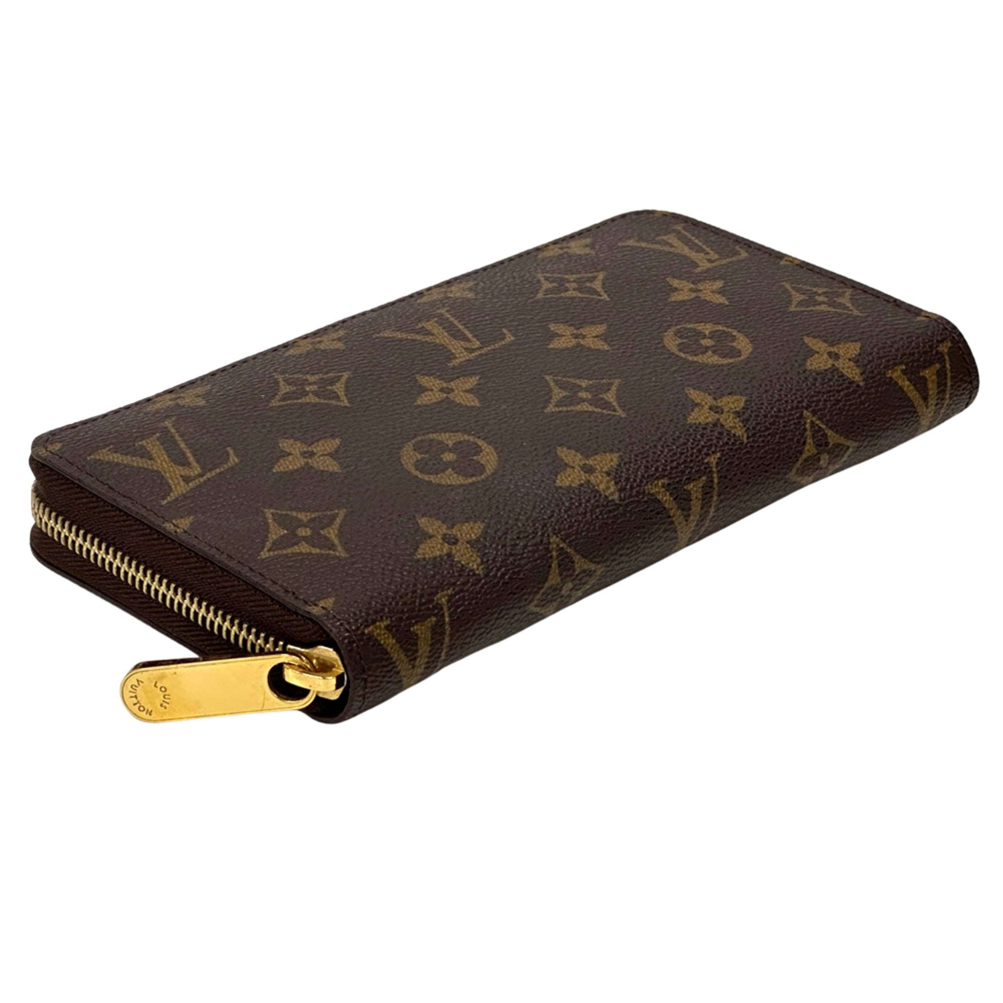 Louis Vuitton Brown Monogram Canvas Long Wallet (Bi-Fold) (Pre-Owned)