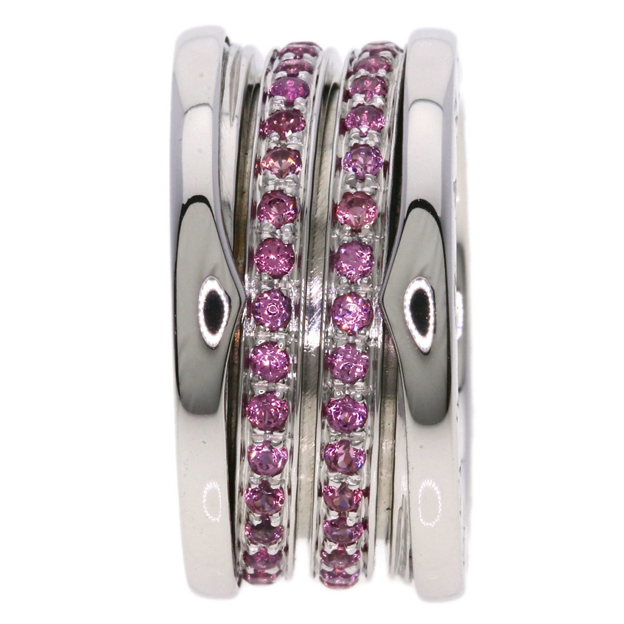 Bvlgari Silver White Gold (18K) Band Ring (Pre-Owned)