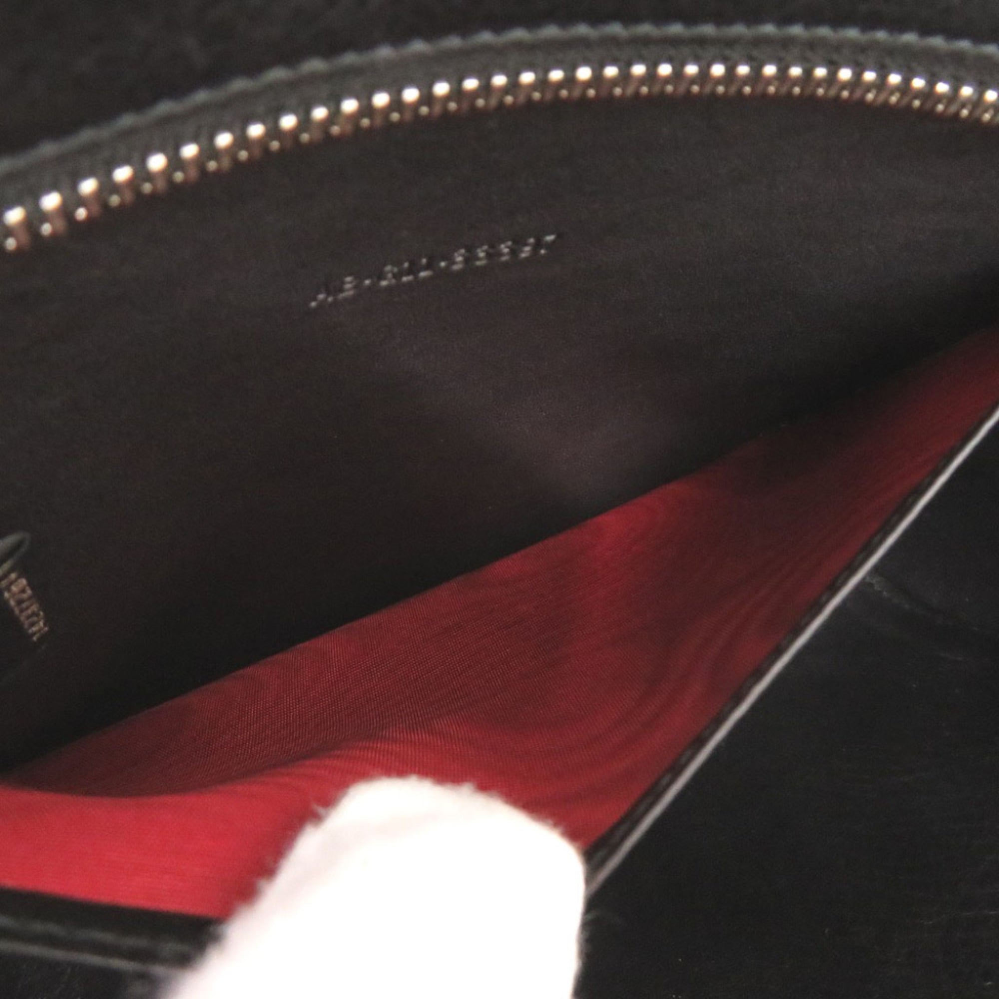 Bvlgari Black Leather Clutch Bag (Pre-Owned)