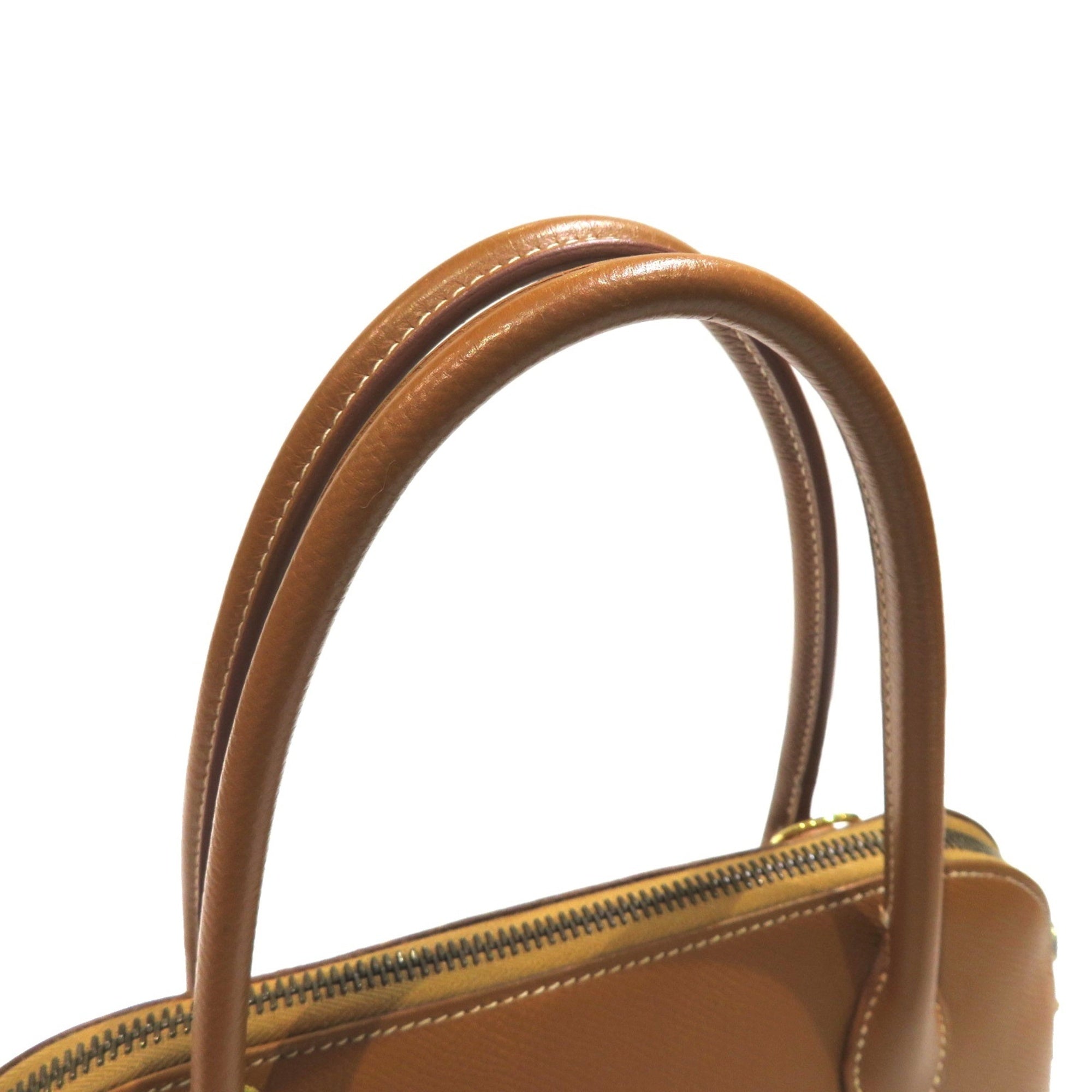 Hermes Gold Courchevel Leather Handbag (Pre-Owned)