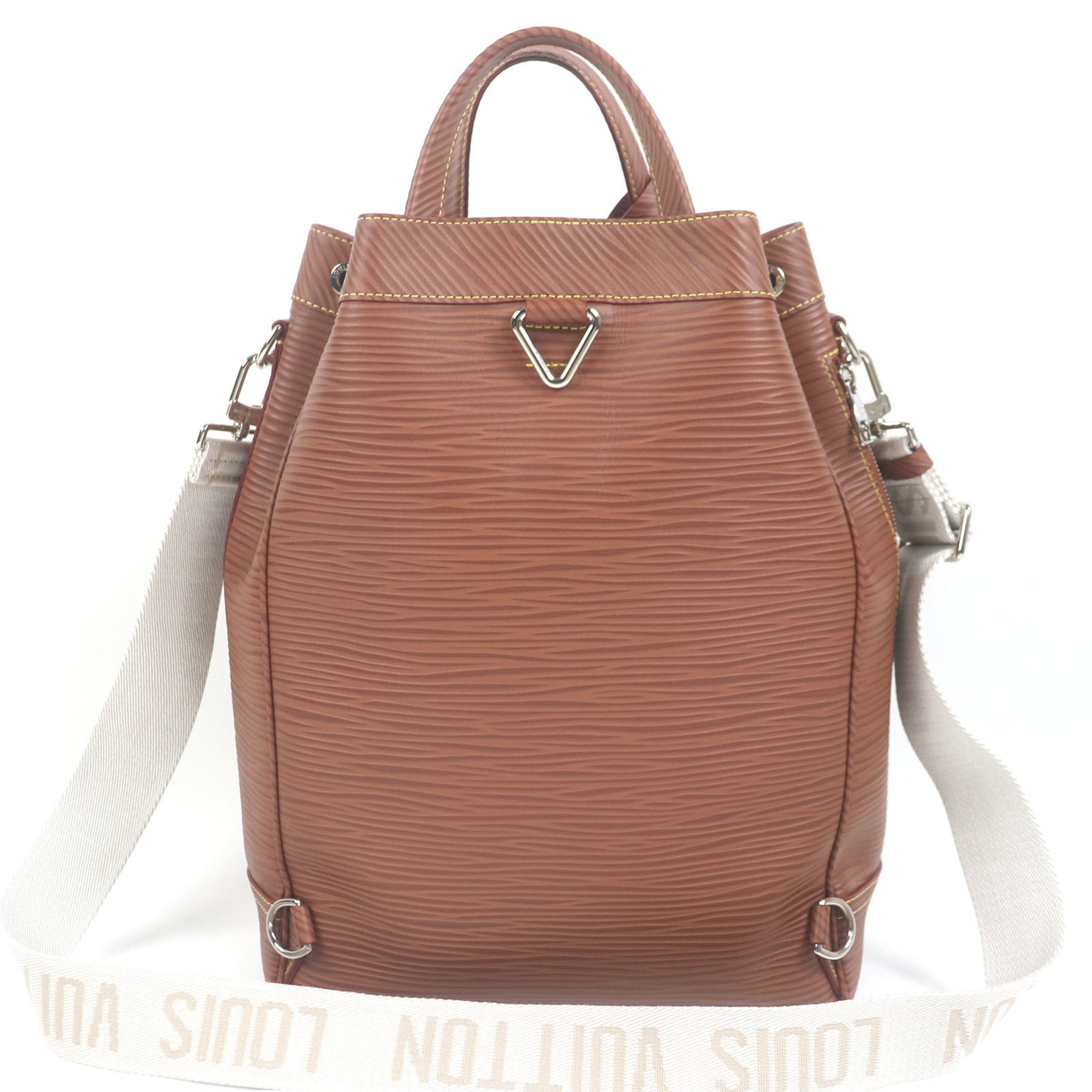 Louis Vuitton Brown Epi Leather Handbag Shoulder Bag (Pre-Owned)