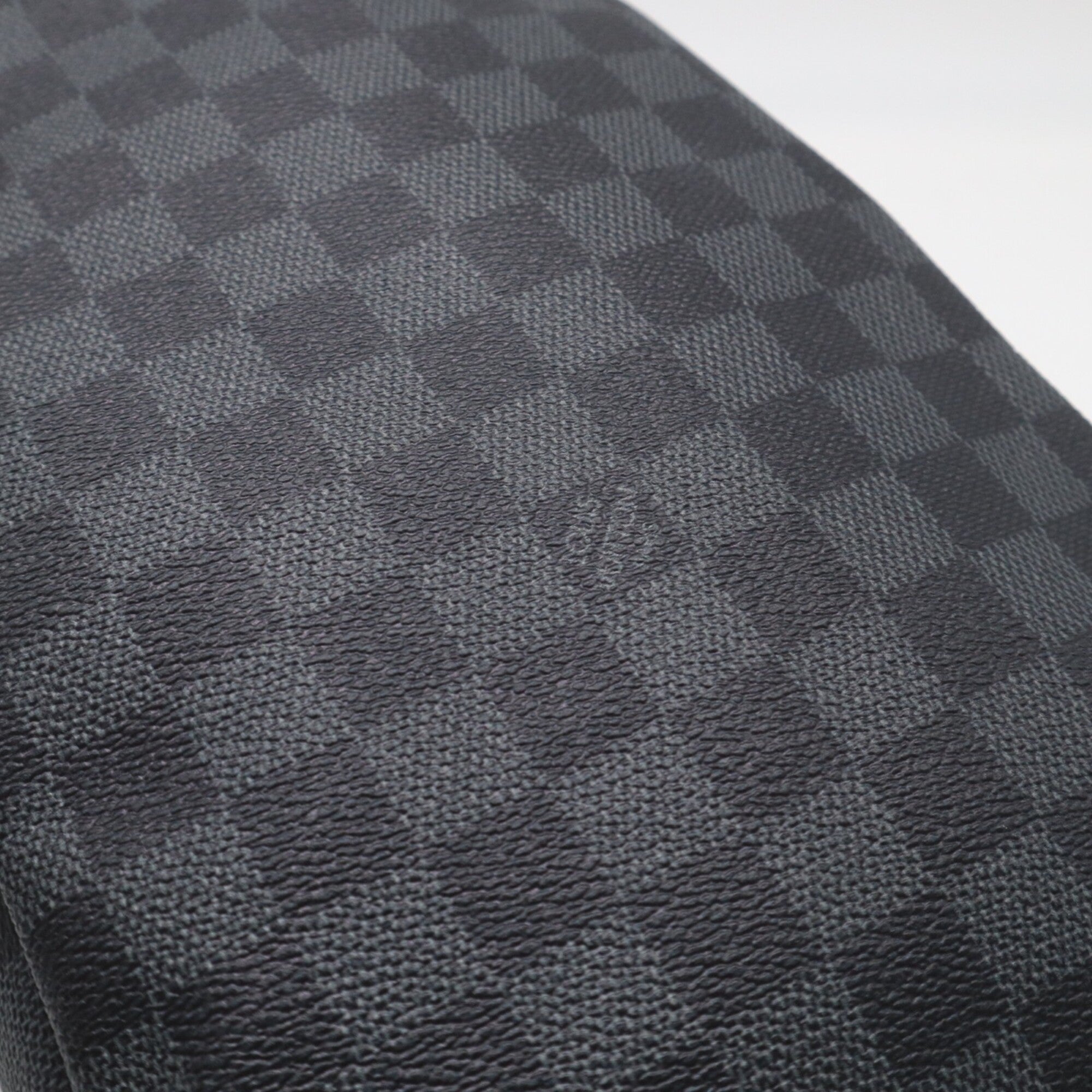 Louis Vuitton Damier Graphite Black Coated Canvas Leather Shoulder Bag (Pre-Owned)
