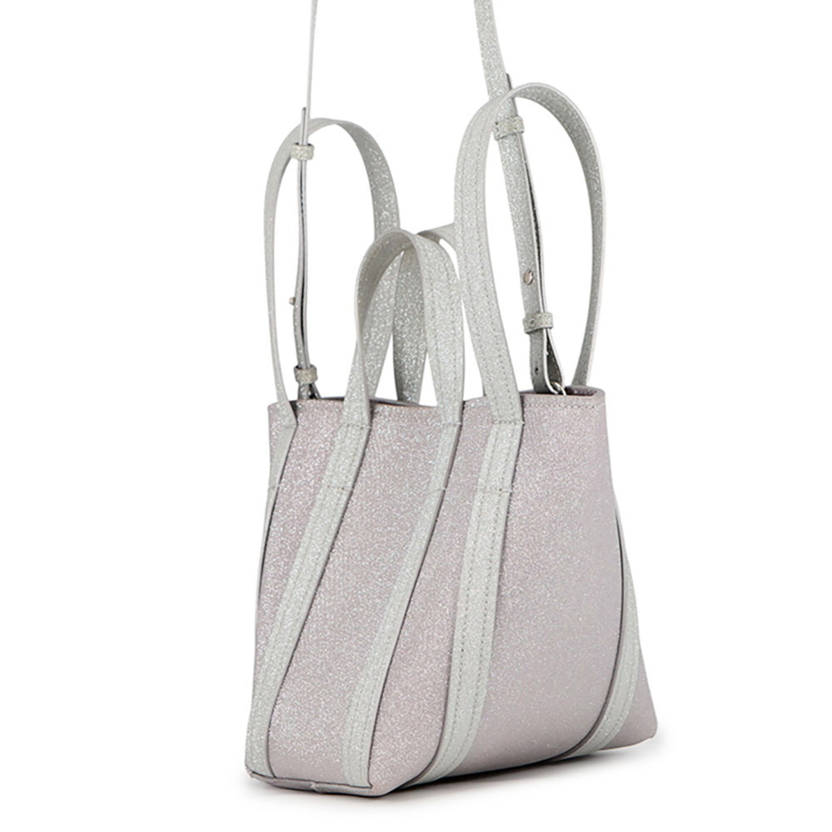 Balenciaga Pink Silver Leather Handbag (Pre-Owned)