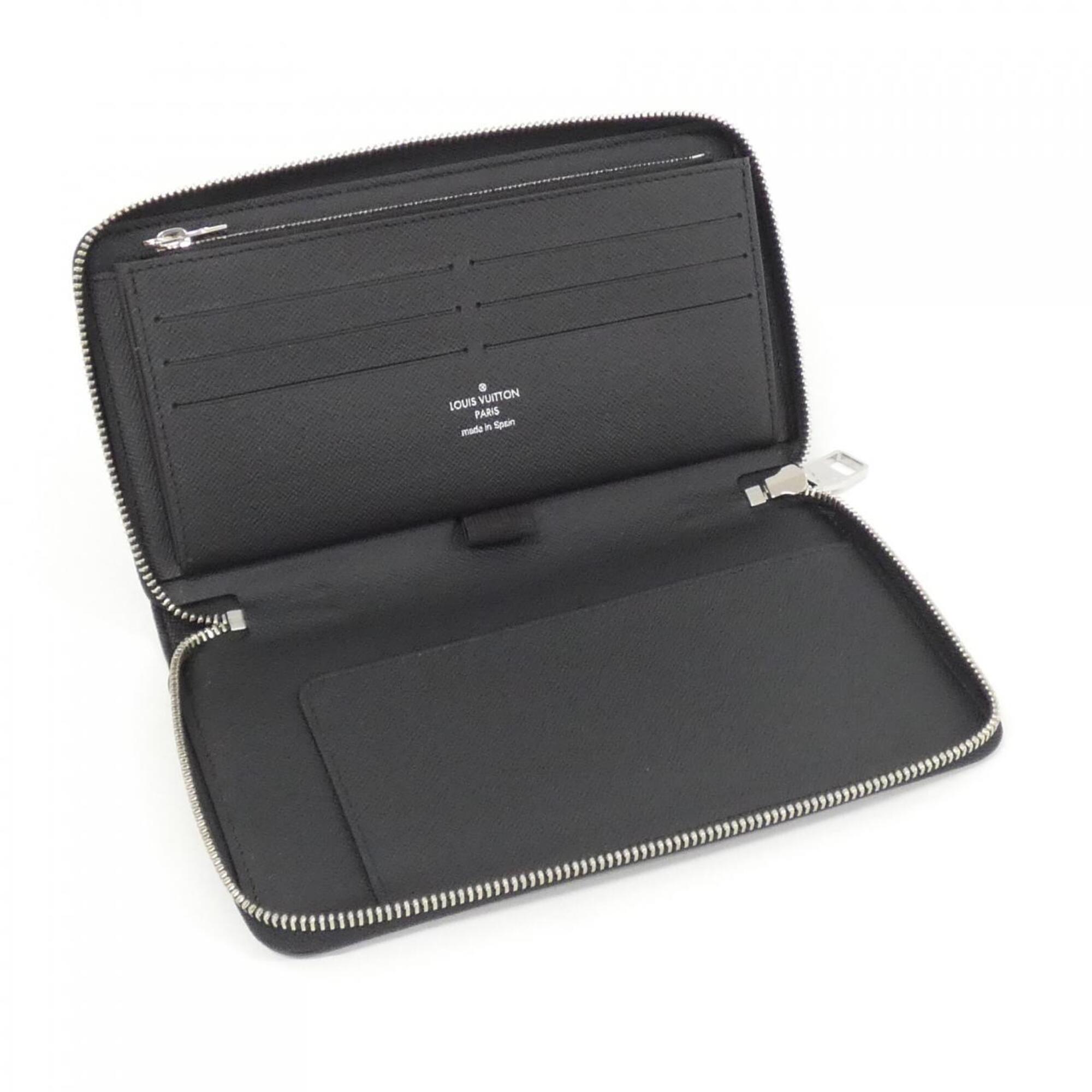 Louis Vuitton Dark Gray Graphite Coated Canvas Long Wallet (Bi-Fold) (Pre-Owned)