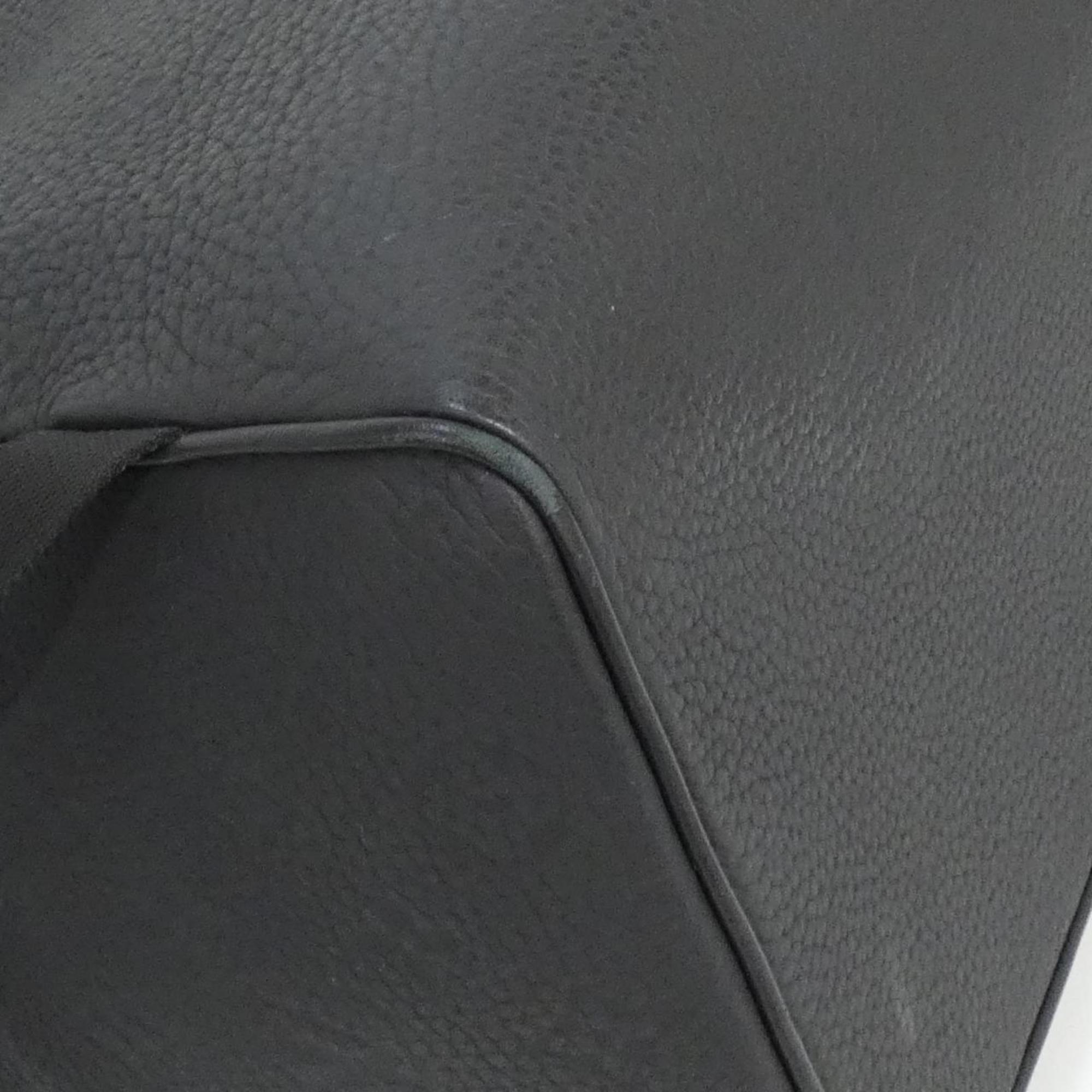 Louis Vuitton Black Leather Backpack (Pre-Owned)