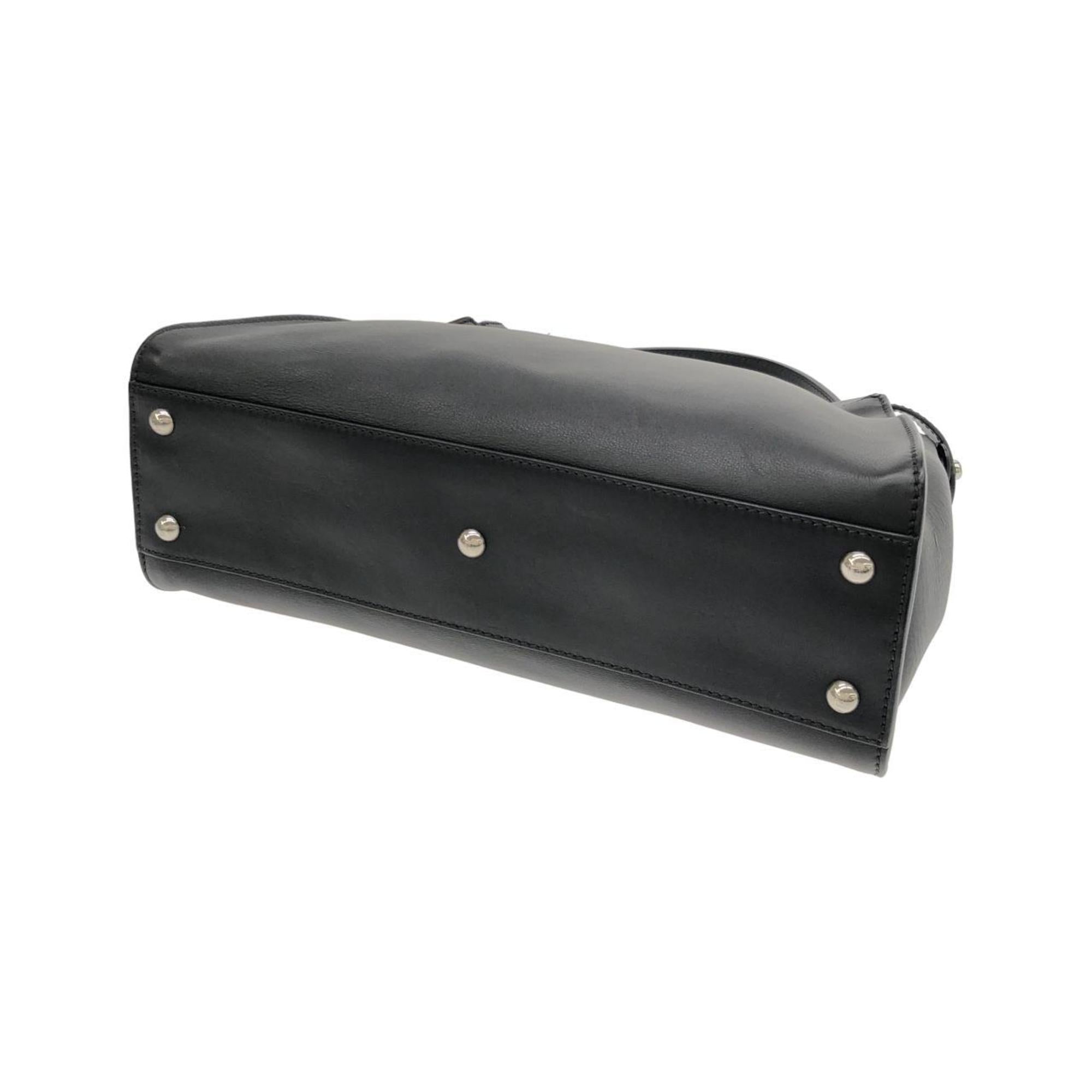 Fendi Black Leather Handbag (Pre-Owned)