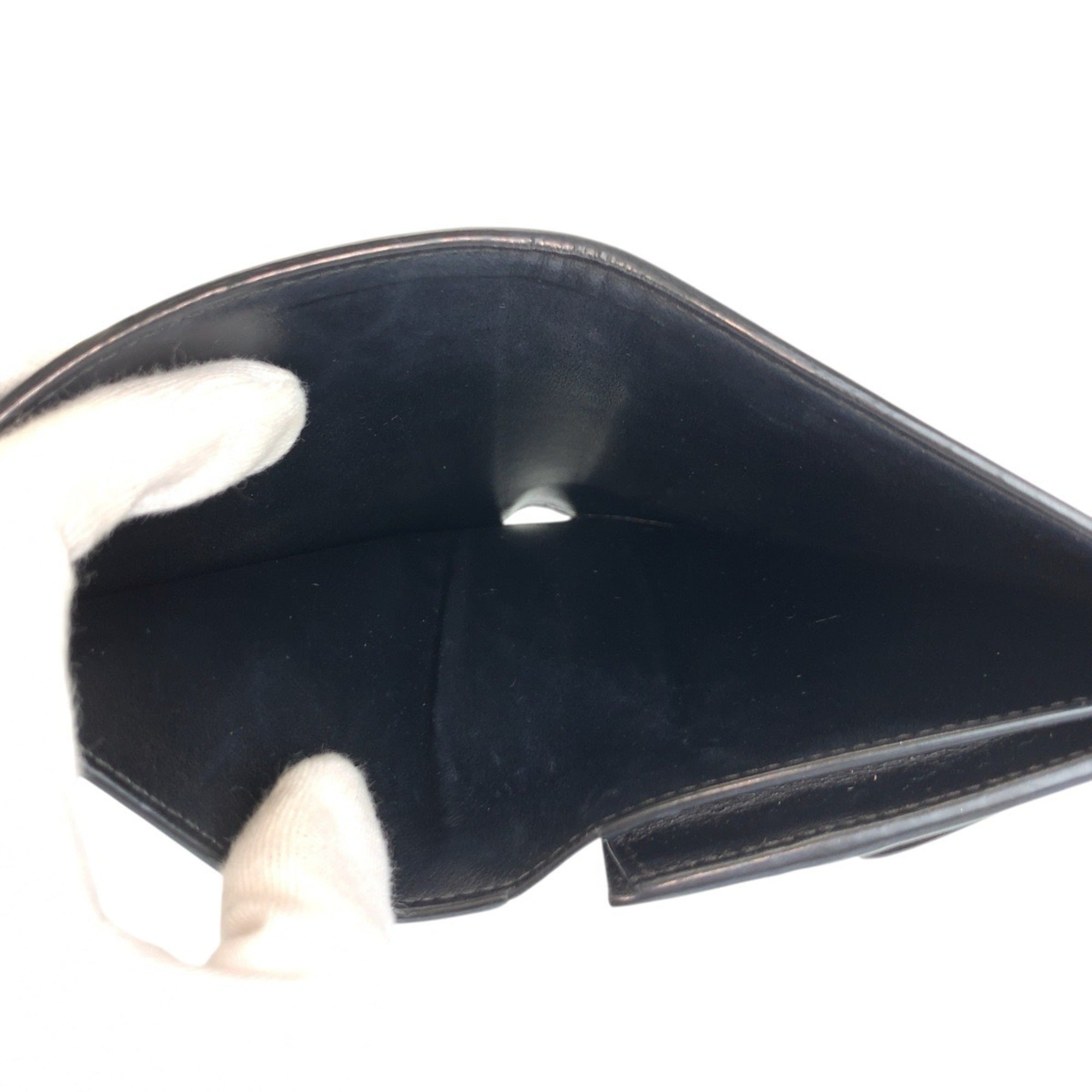 Celine Black Leather Wallet (Bi-Fold) (Pre-Owned)