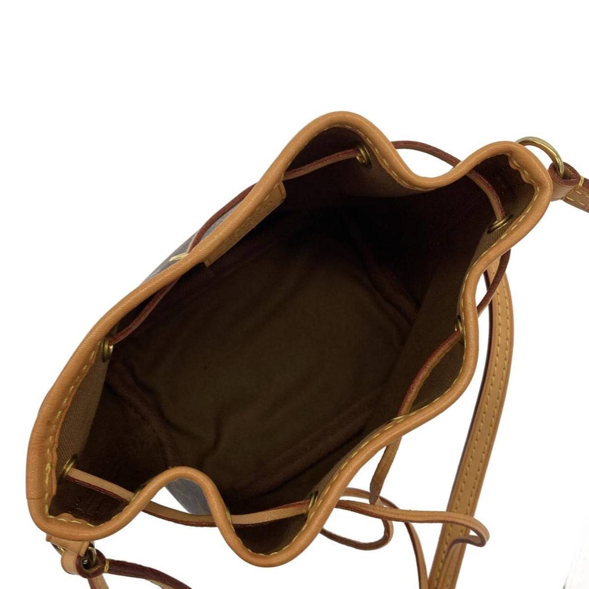 Louis Vuitton Marron Coated Canvas Shoulder Bag (Pre-Owned)