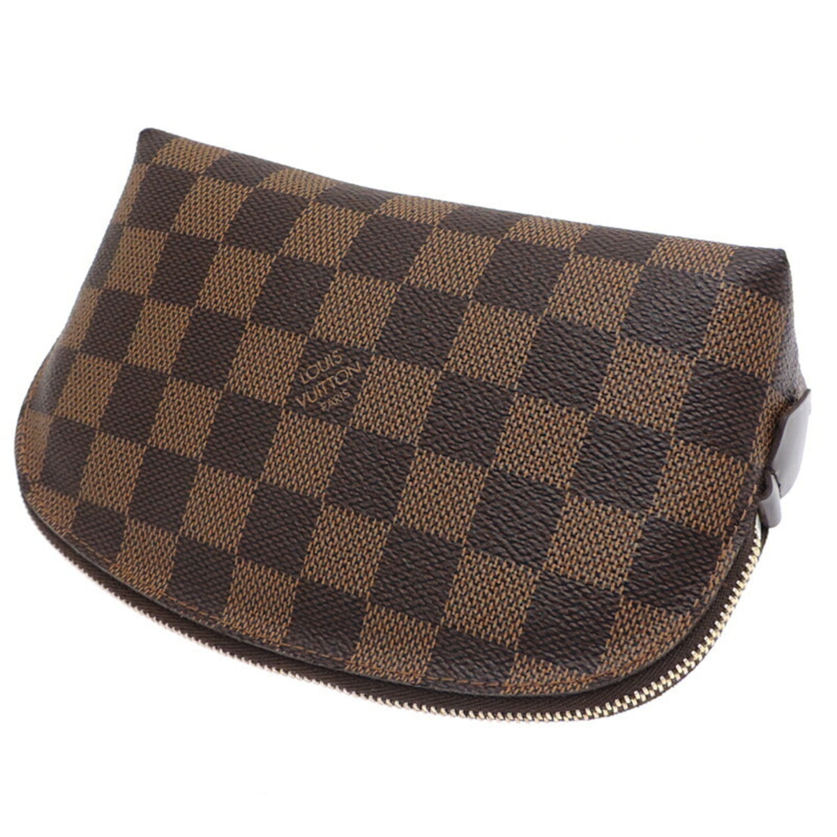 Louis Vuitton Brown Ebene Damier Canvas Pochette Pouch (Pre-Owned)