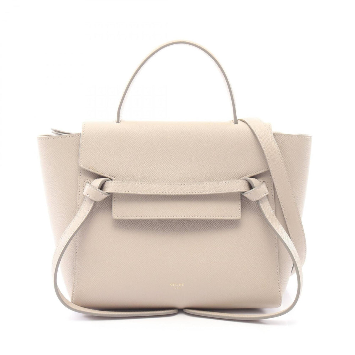 Celine Gray Leather Handbag (Pre-Owned)