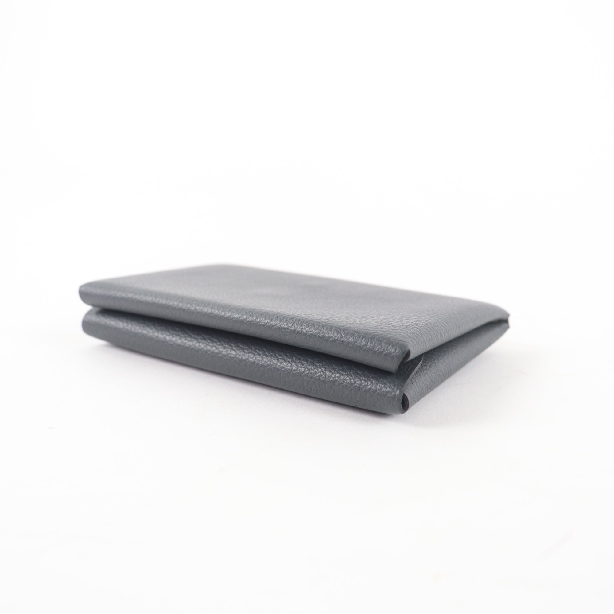 Hermes Dark Gray Evercalf Leather Coin Purse/Coin Case (Pre-Owned)