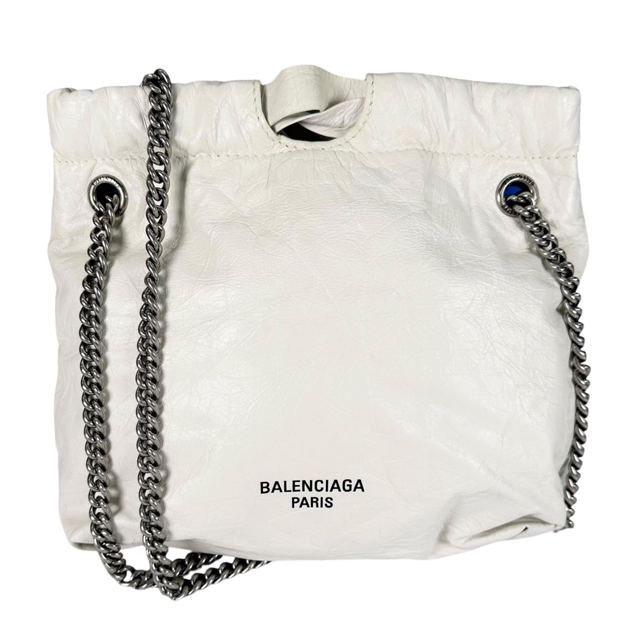 Balenciaga White Leather Handbag (Pre-Owned)