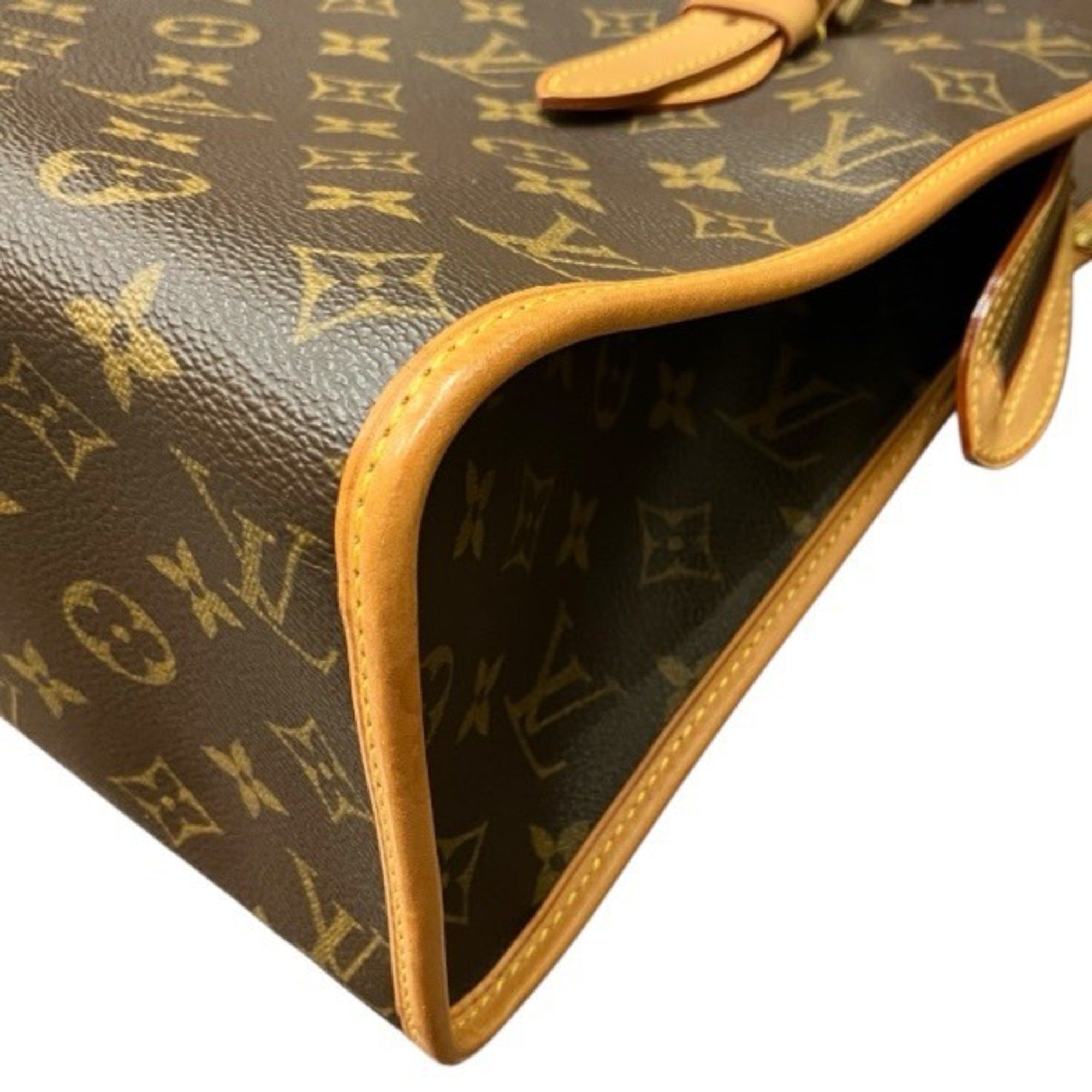 Louis Vuitton Brown Monogram Shoulder Bag Tote Bag (Pre-Owned)