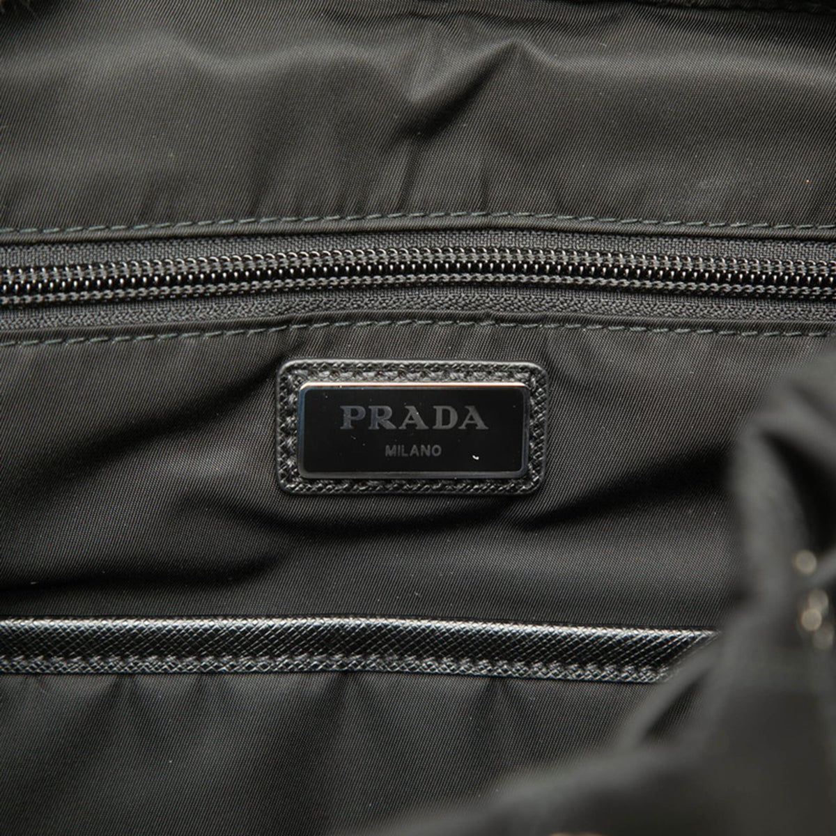 Prada Black Nylon Leather (Pre-Owned)