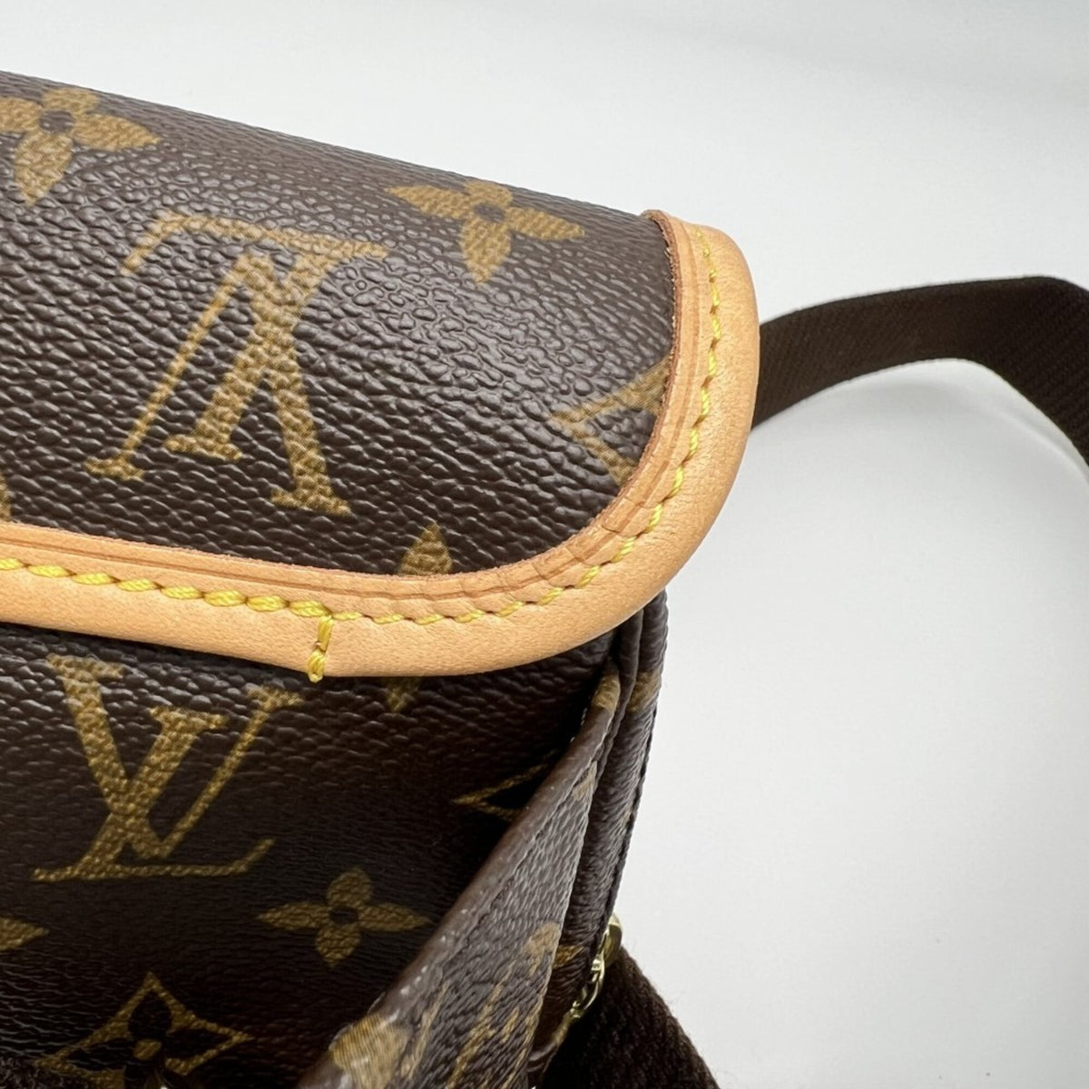 Louis Vuitton Brown Monogram Fanny Pack Pouch Sling Bag (Pre-Owned)