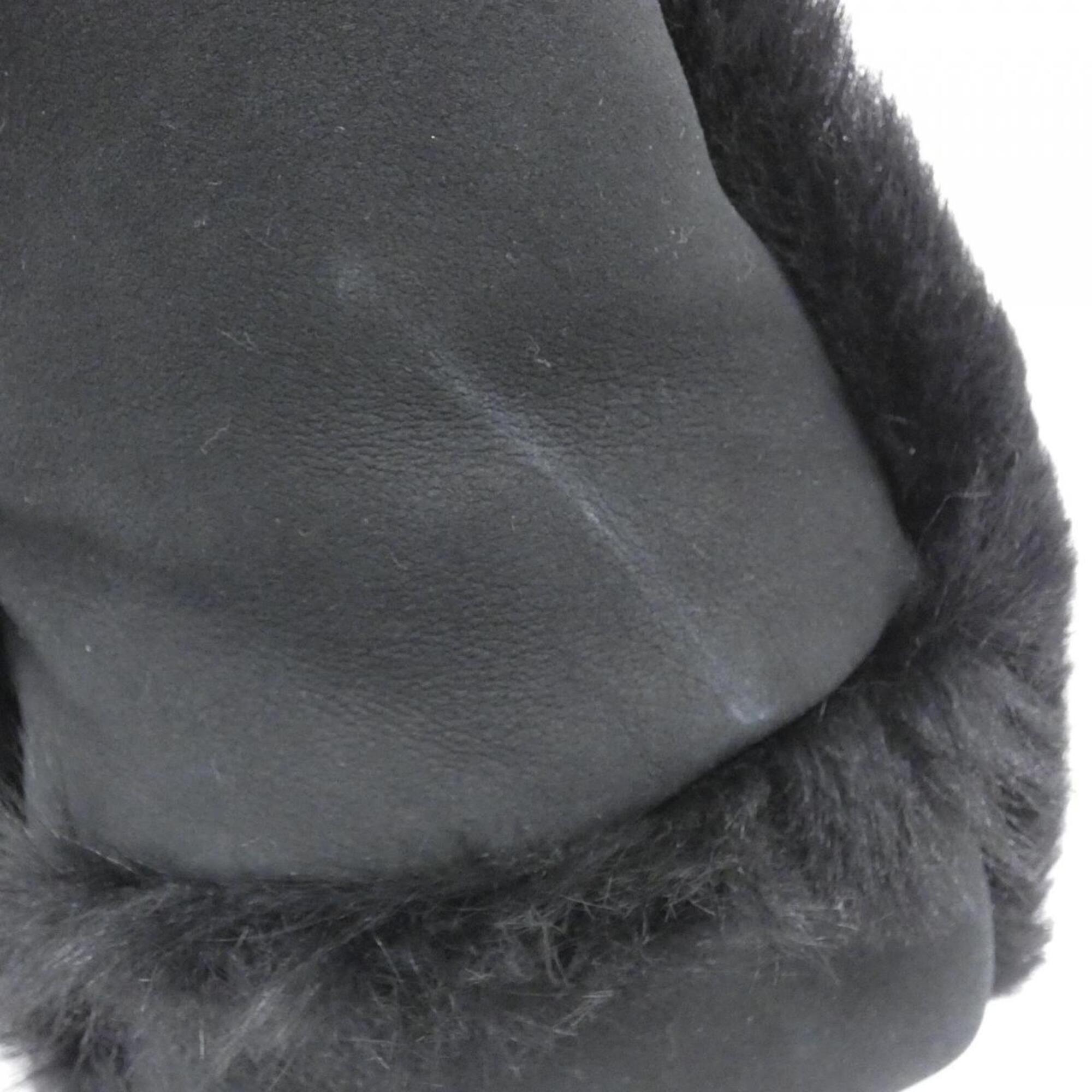 Chanel Black Fur Handbag (Pre-Owned)