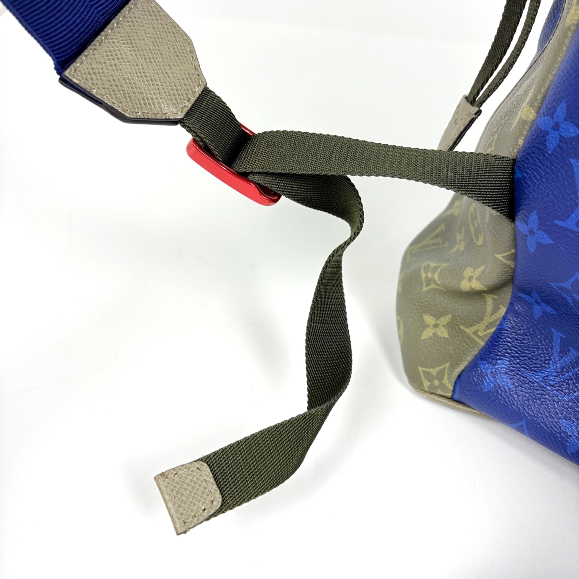 Louis Vuitton Blue Cobalt Taigarama Backpack (Pre-Owned)