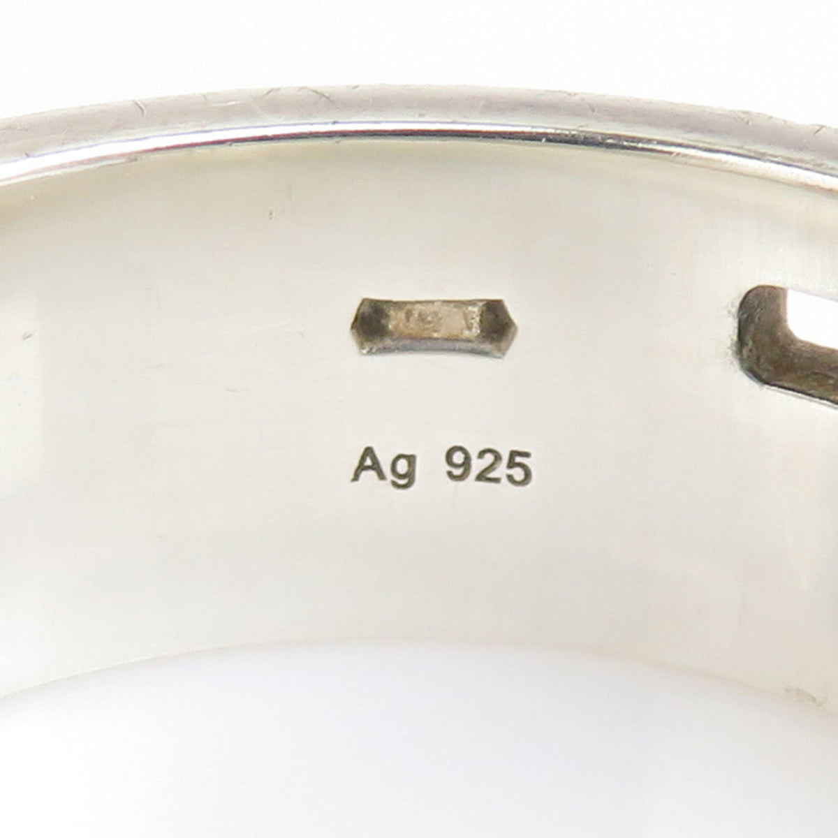 Gucci Silver Silver 925 Band Ring (Pre-Owned)