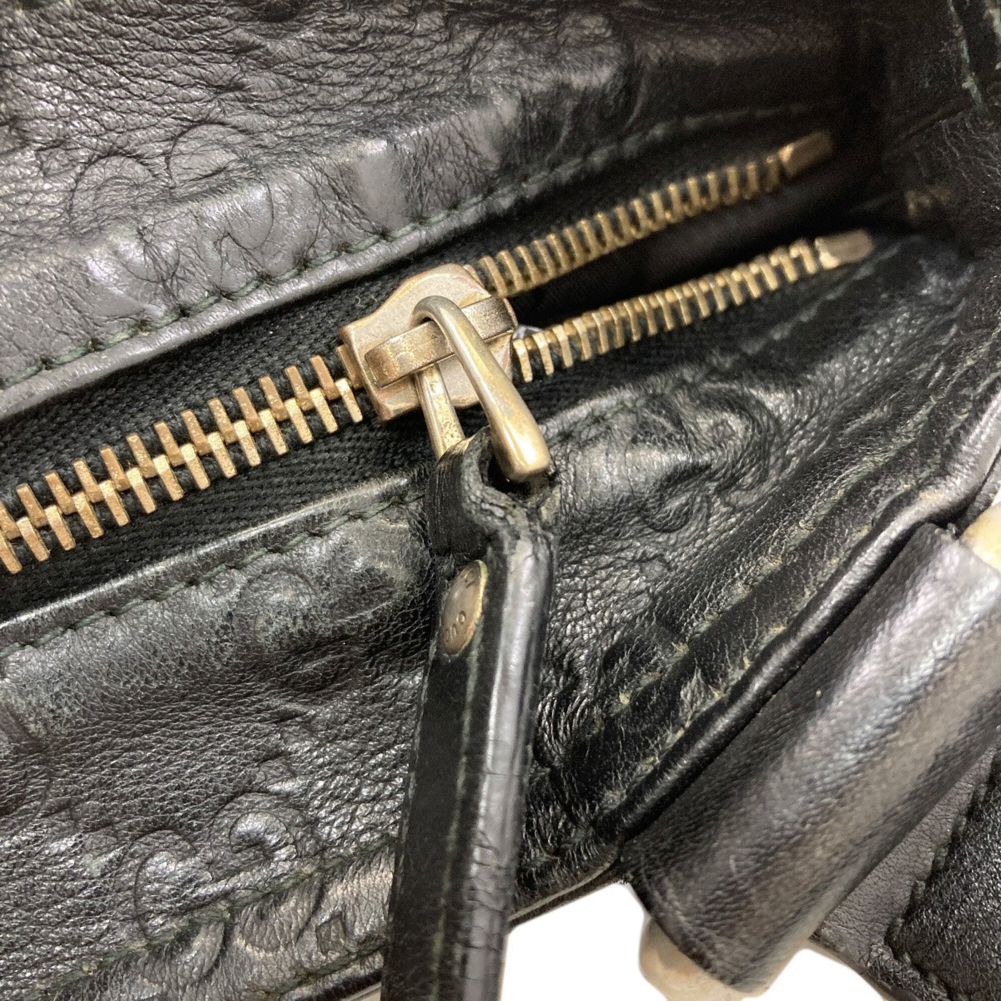 Gucci Black Leather Shoulder Bag (Pre-Owned)