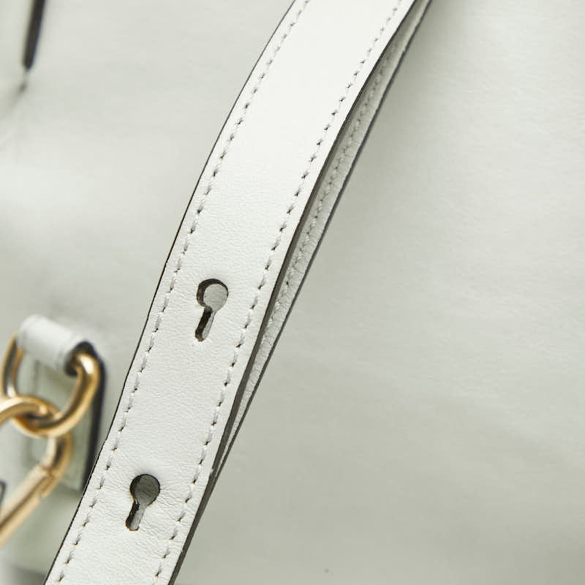 Chloé Gray Leather Suede Backpack Shoulder Bag (Pre-Owned)