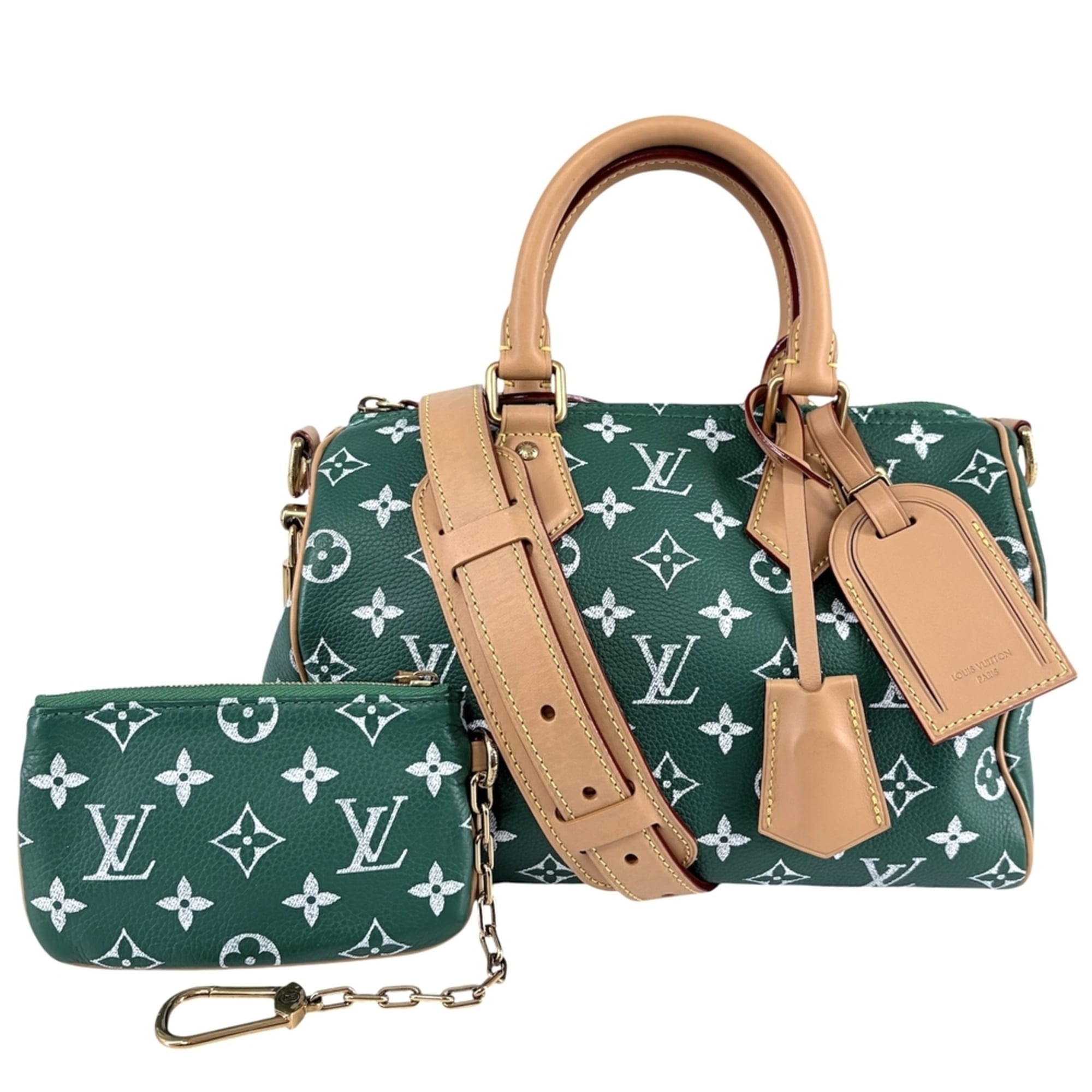 Louis Vuitton Monogram Vert Monogram Handbag Shoulder Bag (Pre-Owned)