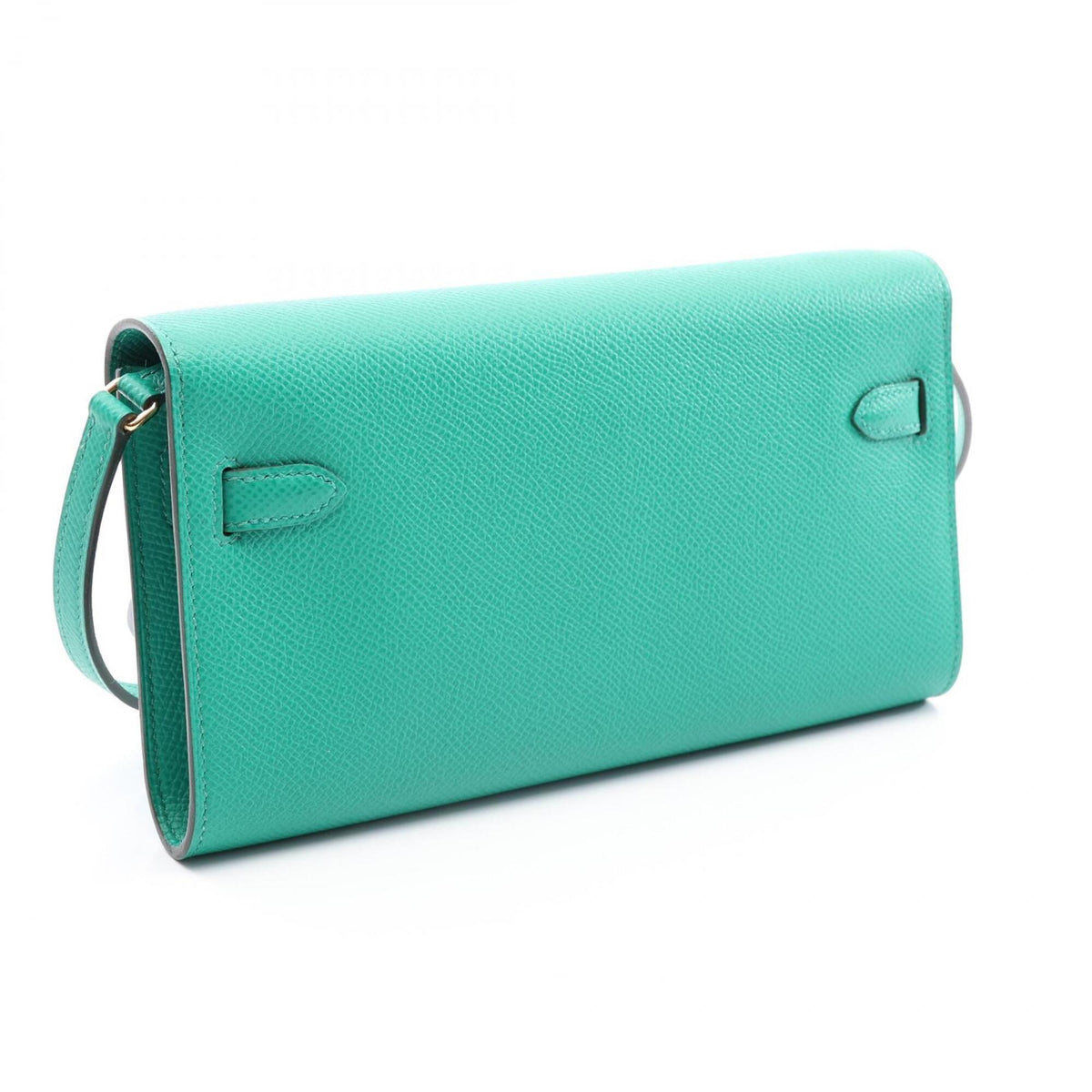 Hermes Green Epsom Leather Handbag Shoulder Bag (Pre-Owned)
