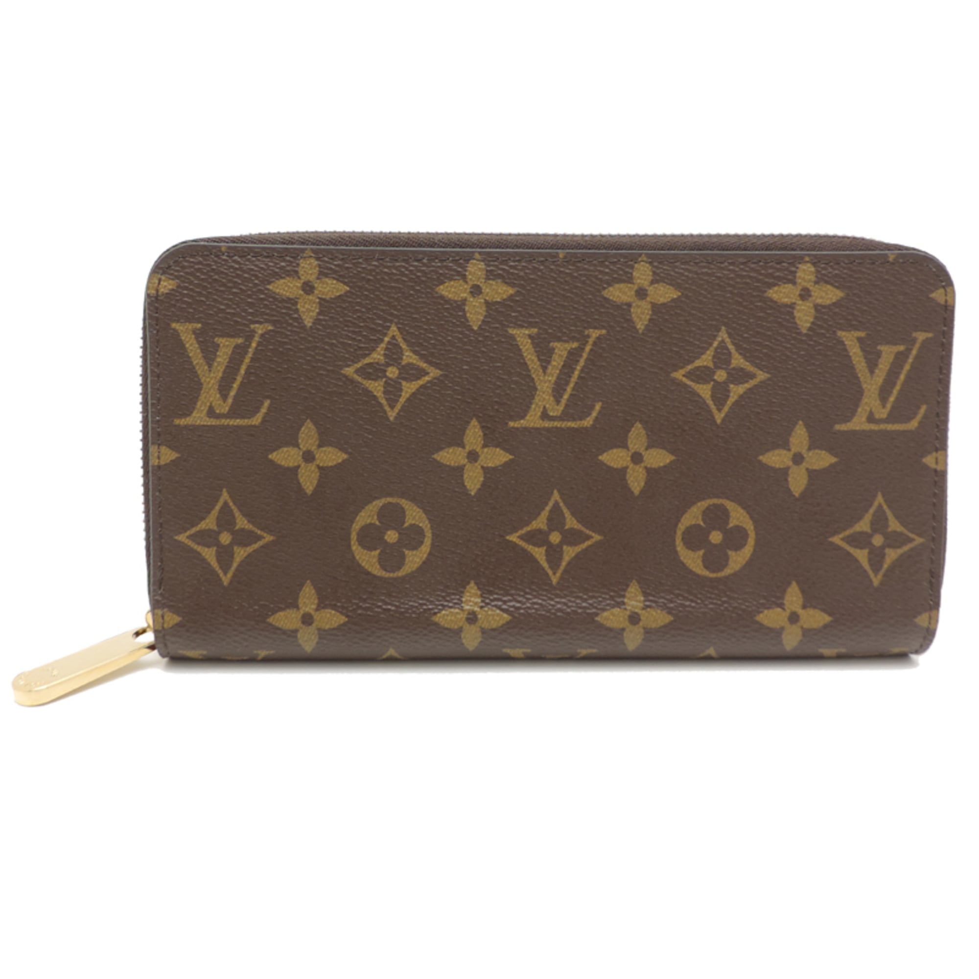 Louis Vuitton Brown Fuchsia Monogram Pink Monogram Long Wallet (Bi-Fold) (Pre-Owned)