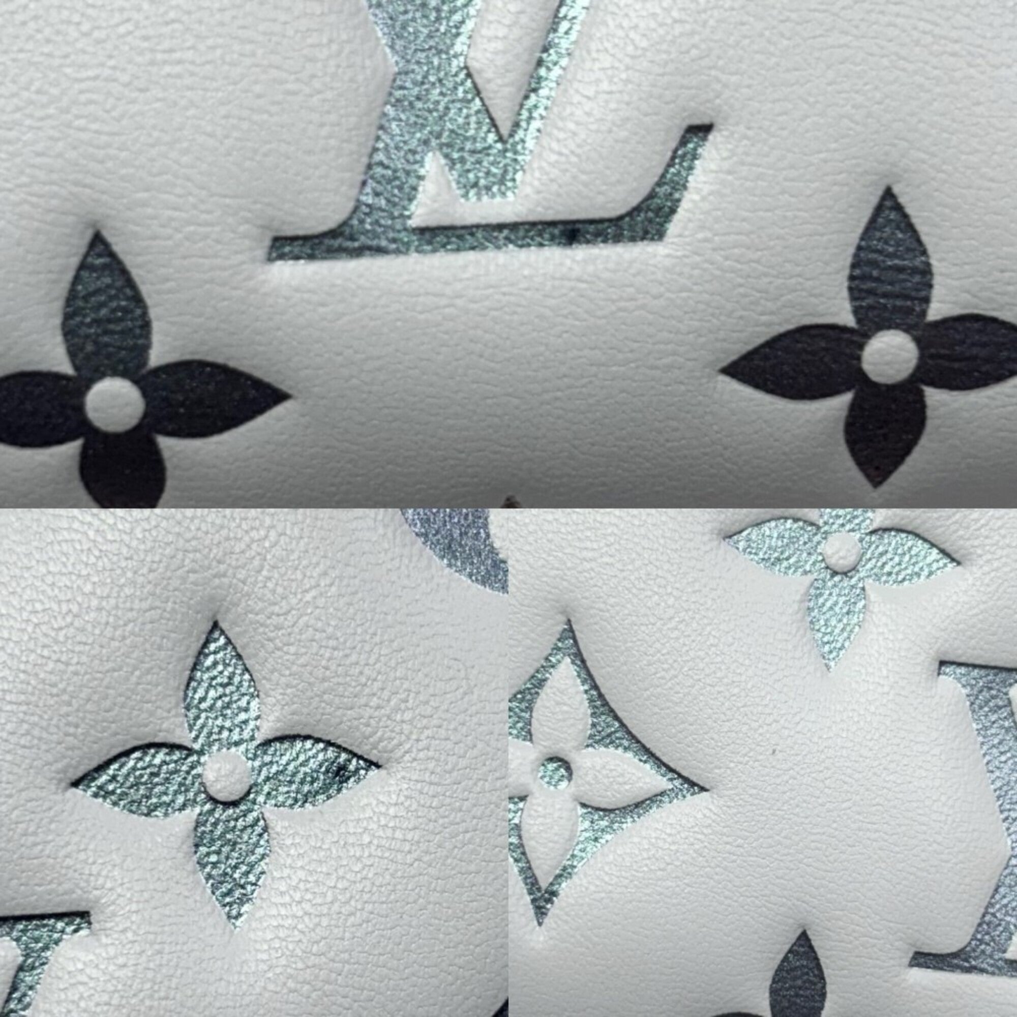 Louis Vuitton Blue Gray Monogram Wallet (Bi-Fold) (Pre-Owned)