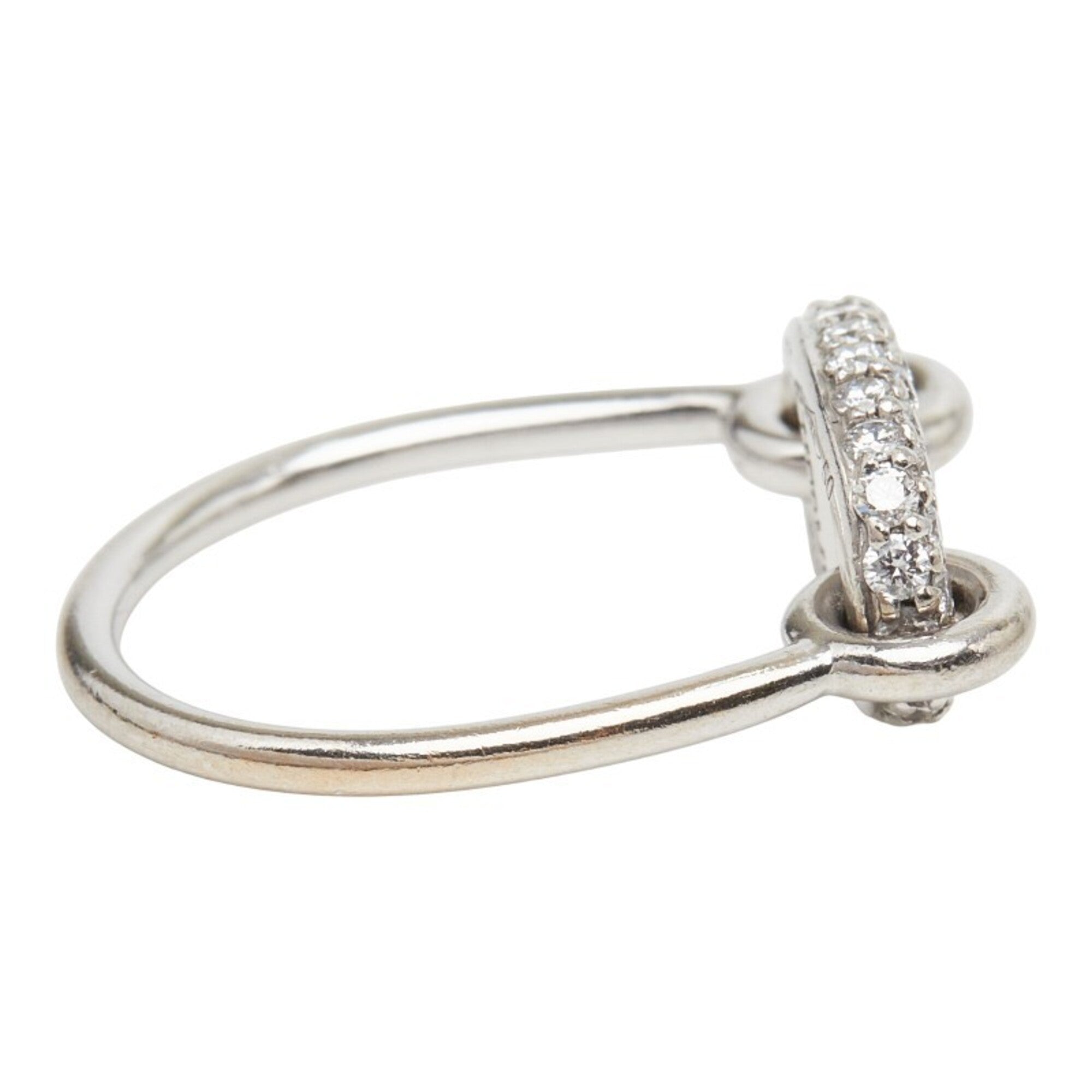 Hermes White Gold (18K) Band Ring (Pre-Owned)