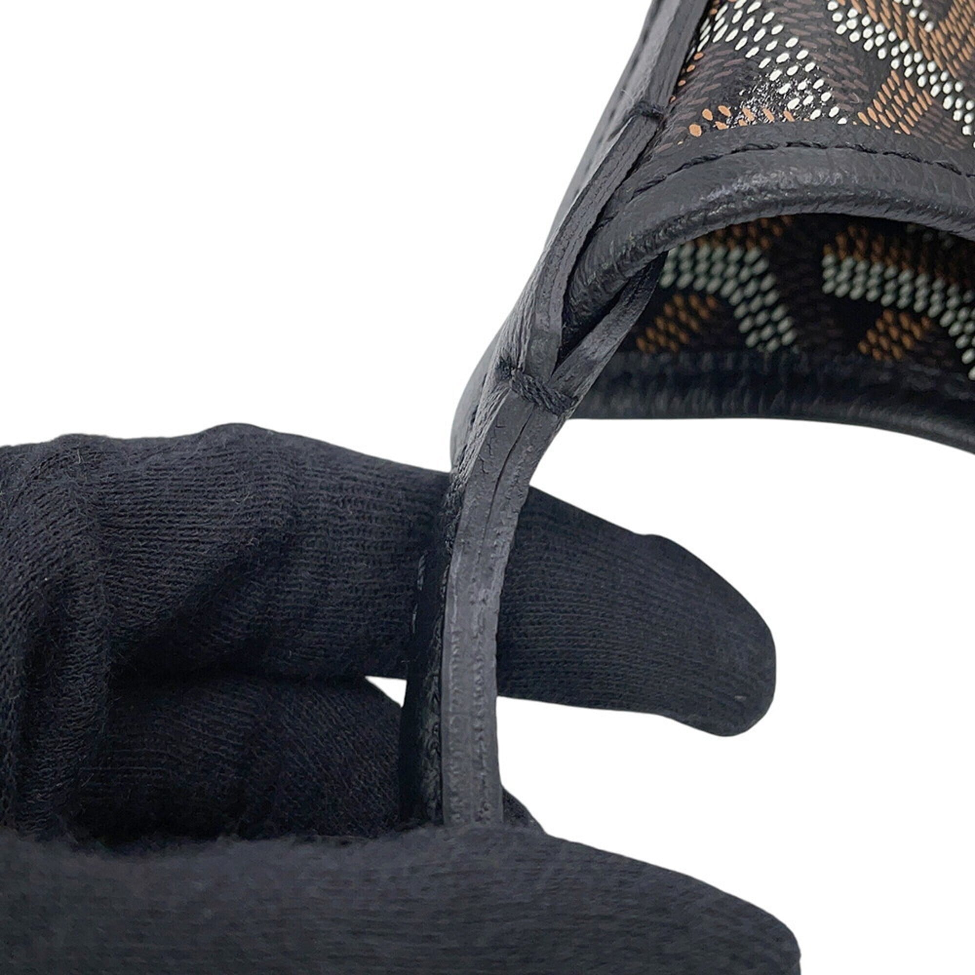 Goyard Black Pvc Leather Handbag Pouch Shoulder Bag (Pre-Owned)